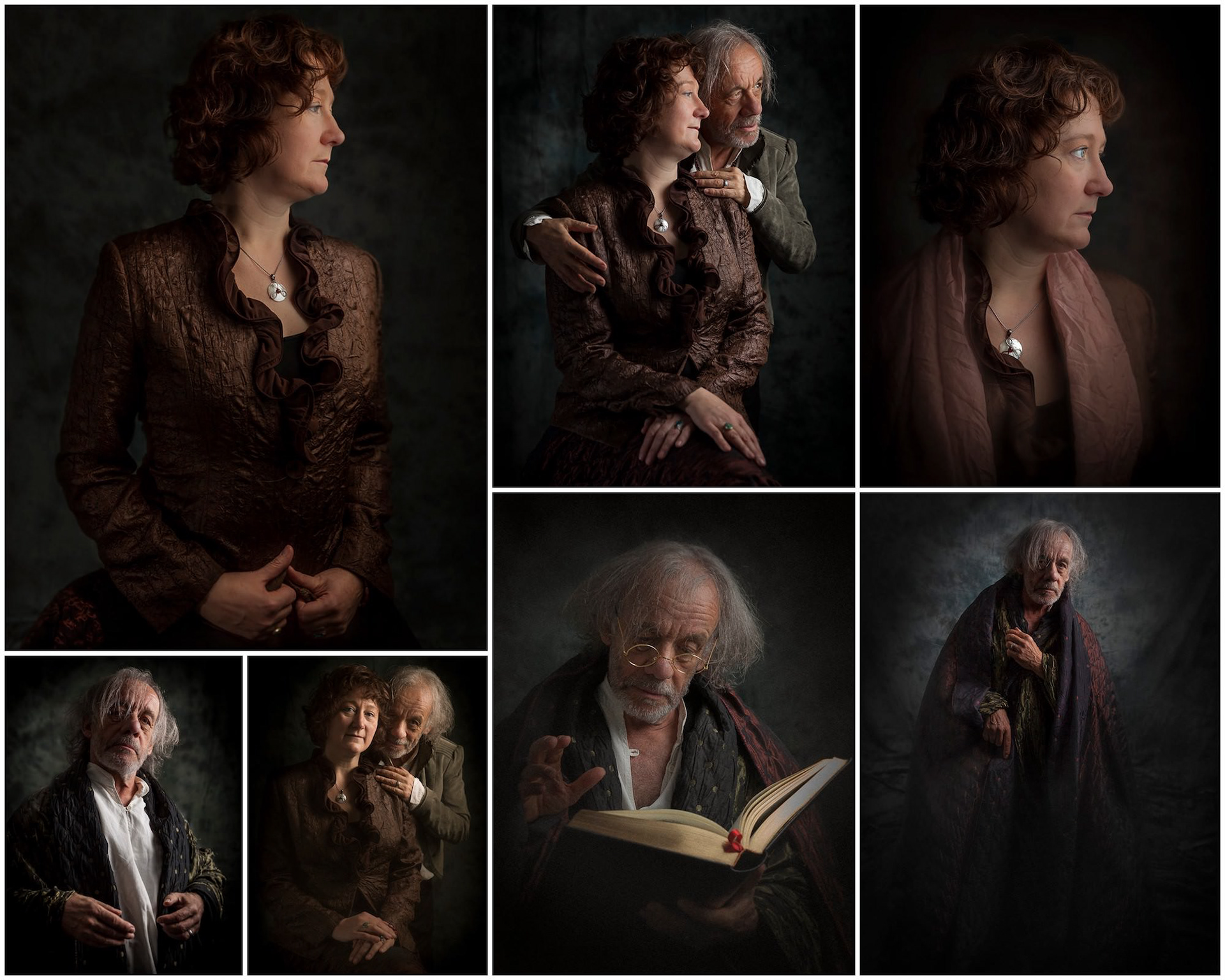 Portrait de comédiens pour projet théatre