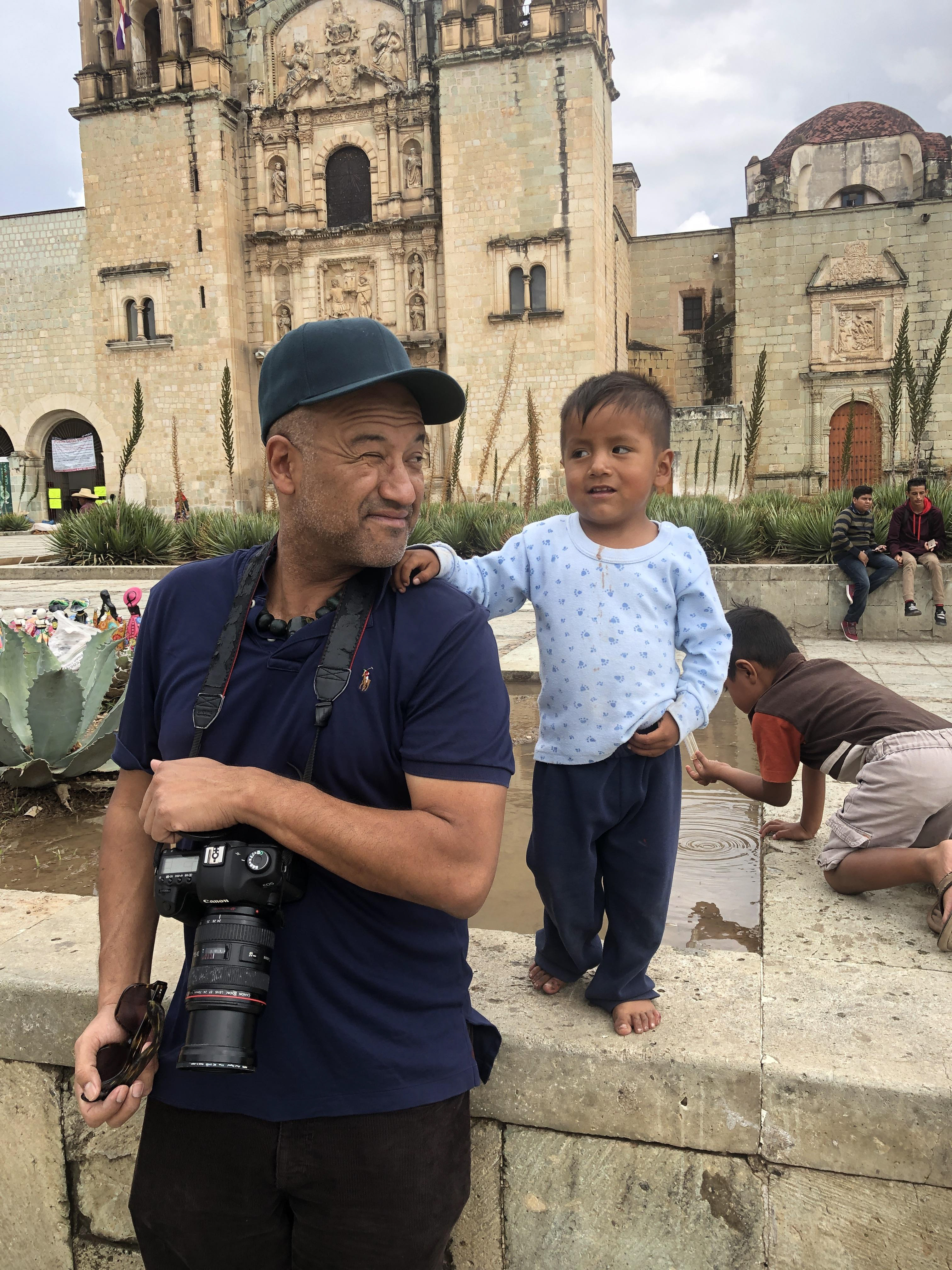 Juan Escobedo listening to Kico's stories. 
