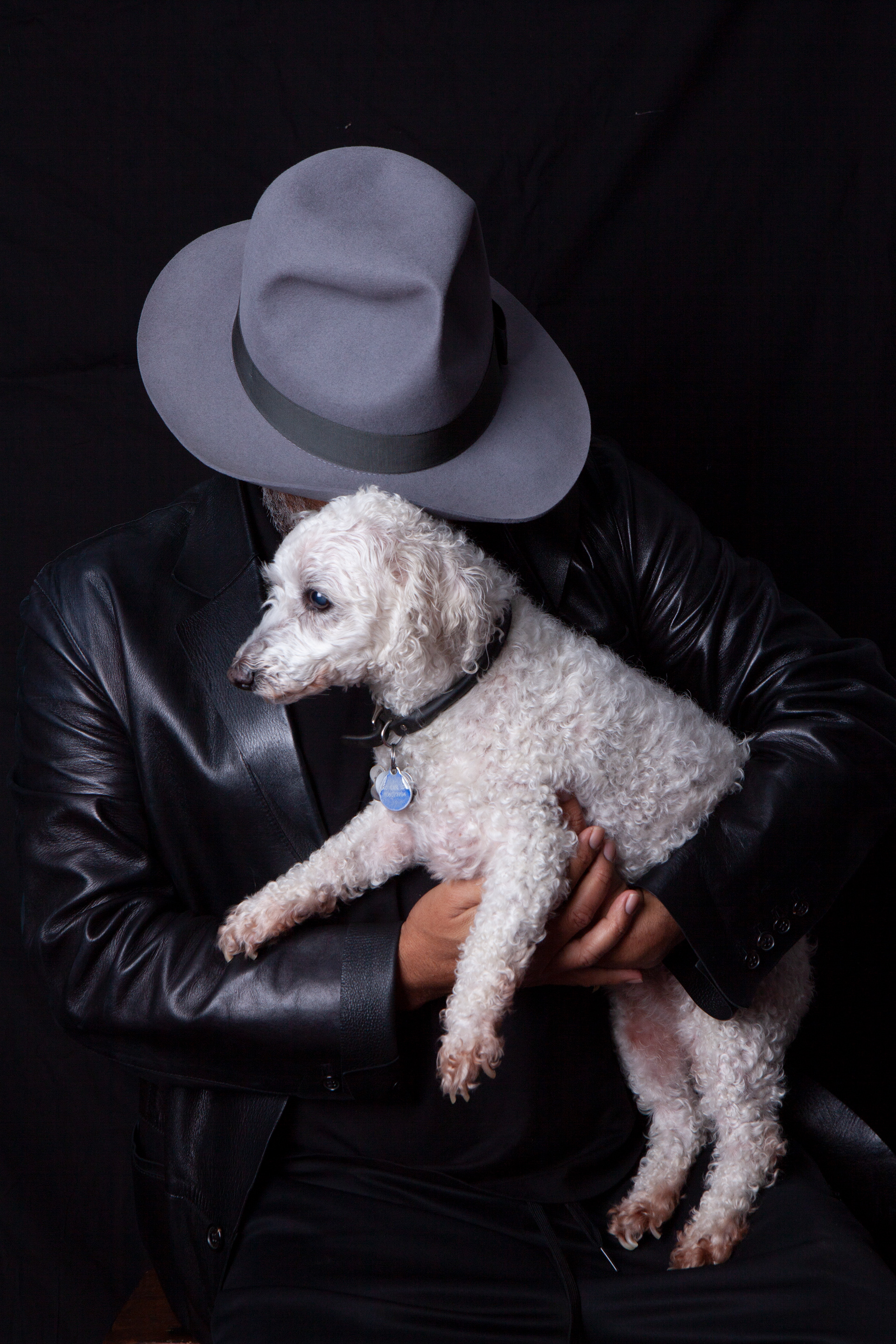 Juan Escobedo and his rescue Paco