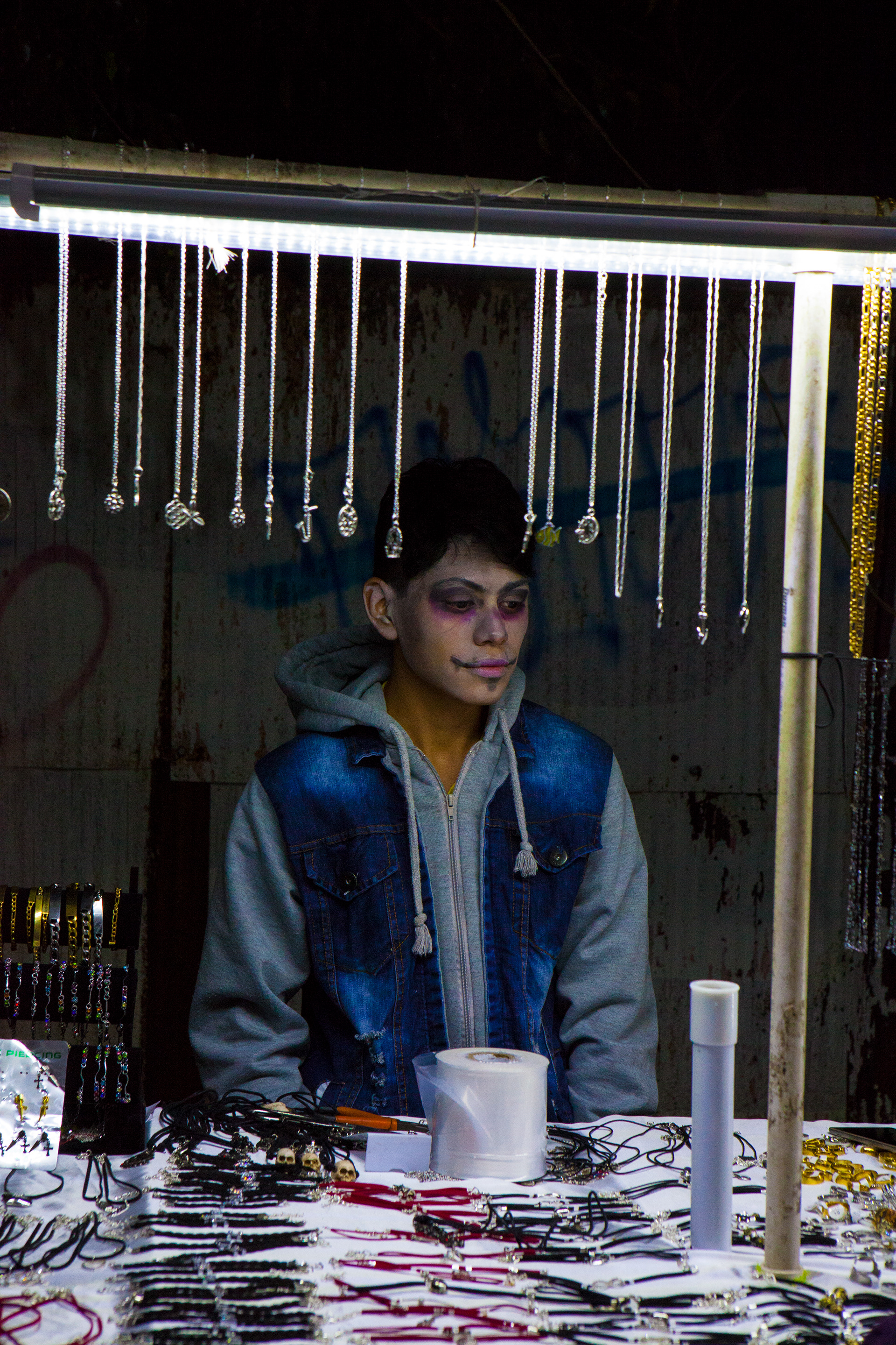 Silver Kid in Oaxaca's Day of the Dead by Juan Escobedo