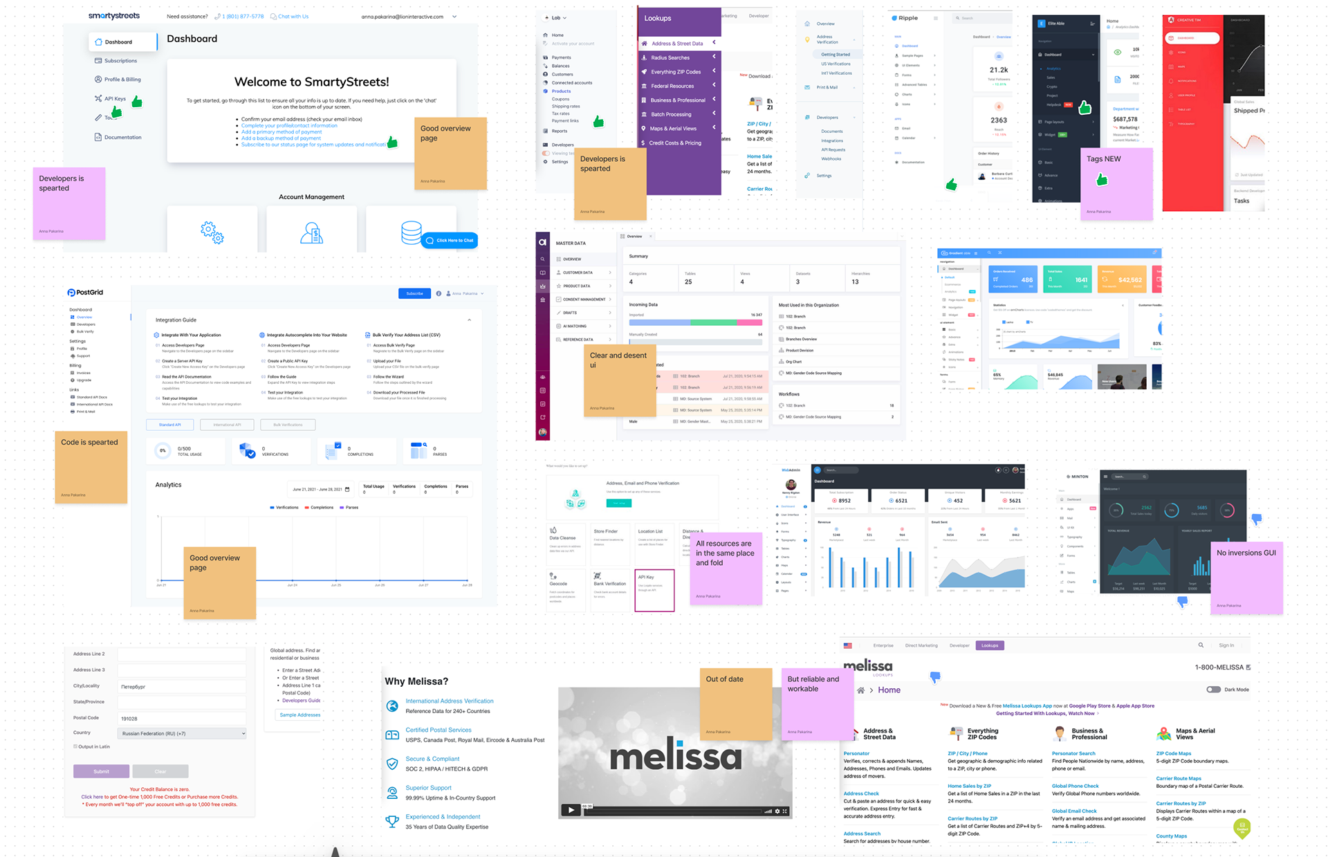 Anna Pakarina. Portfolio - Customers Dashboard - Address Verification Page