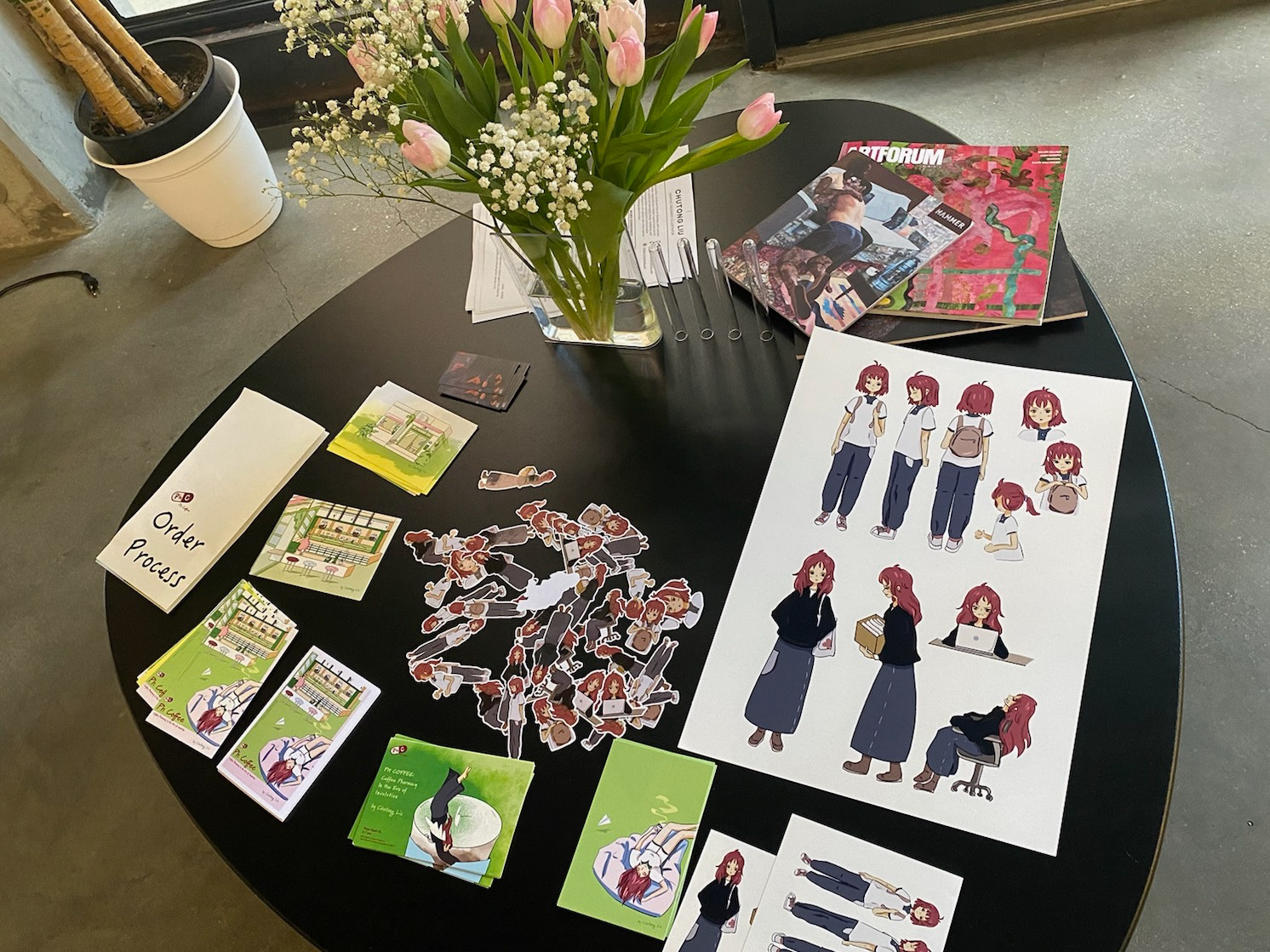 Postcards and Stickers