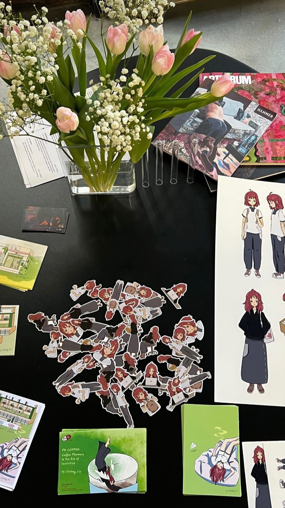 Postcards and Stickers