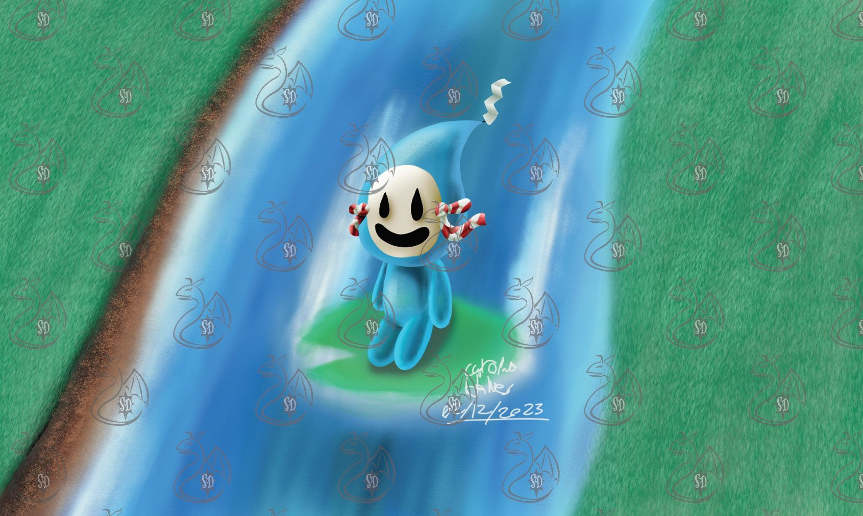 Kodamizu the Puddle Spirit