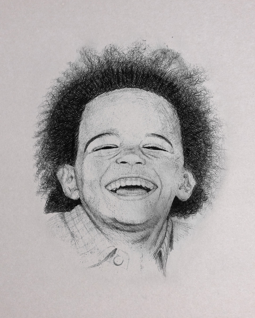 «El nene» Bolígrafo. 20x25cm. 2003