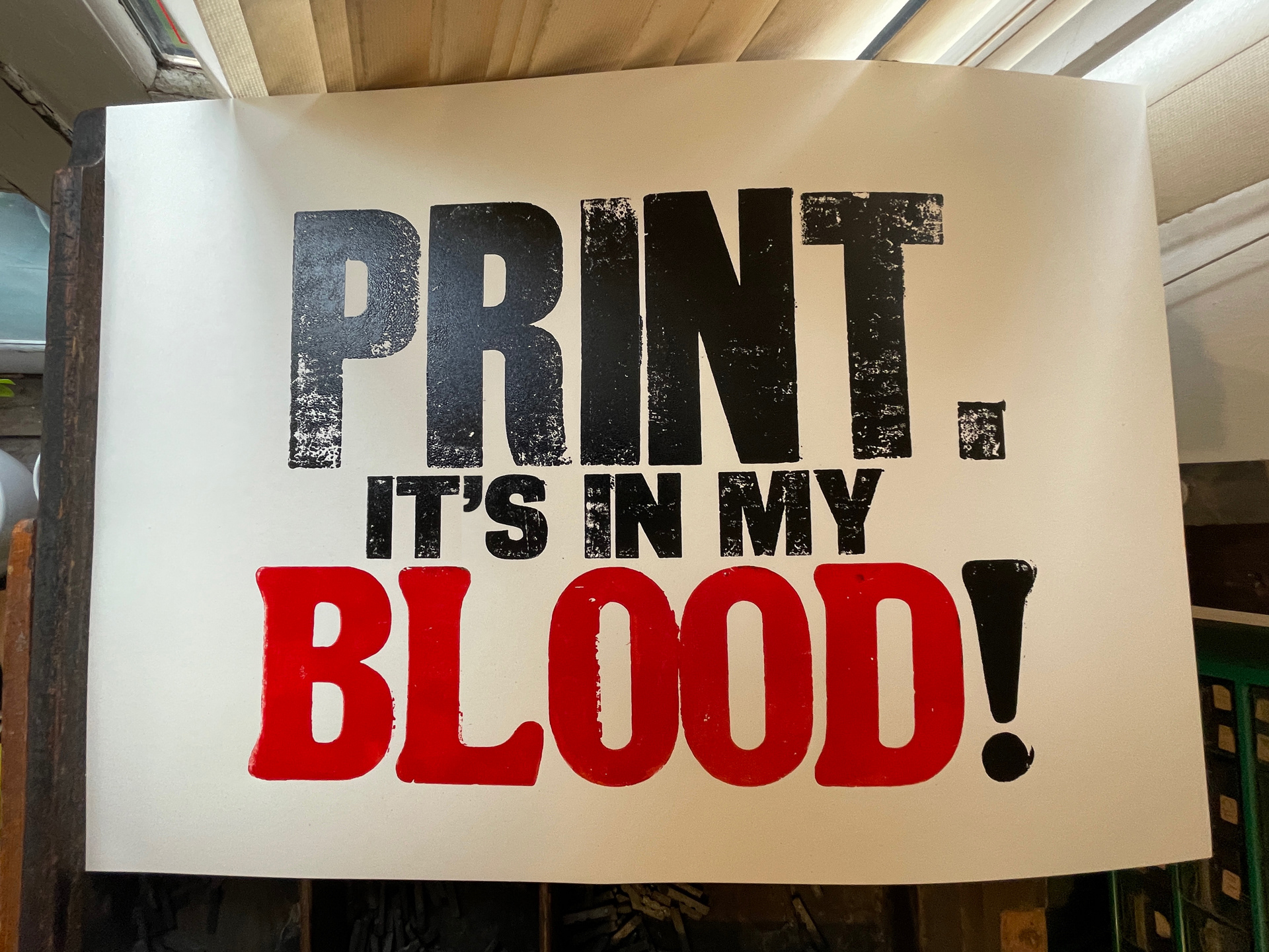 Letterpress First Print