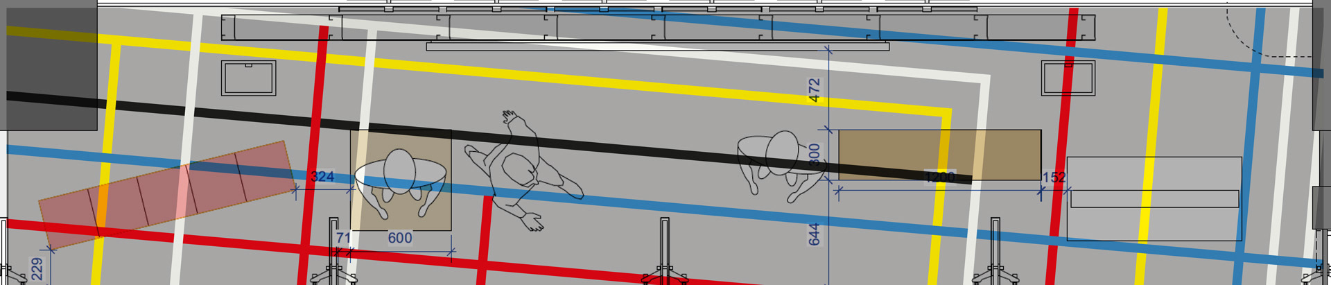 Sports Direct | Back to School | Floor vinyls | Artwork