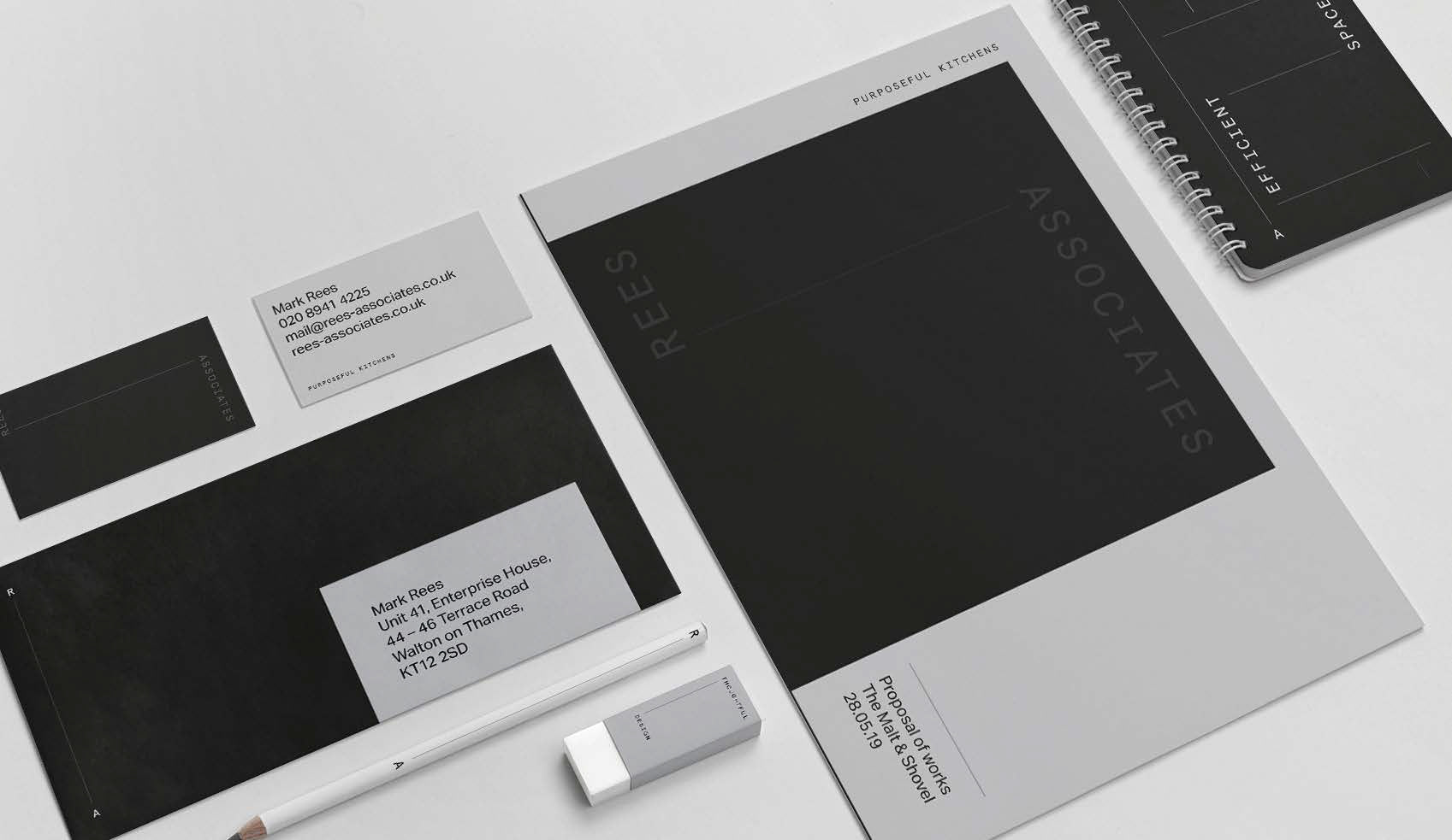 Rees Associates Stationery Artwork