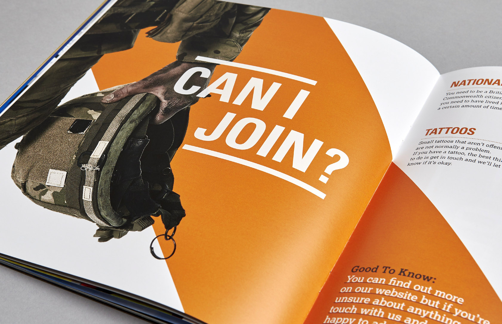 British Army | Soldier brochure | Artwork