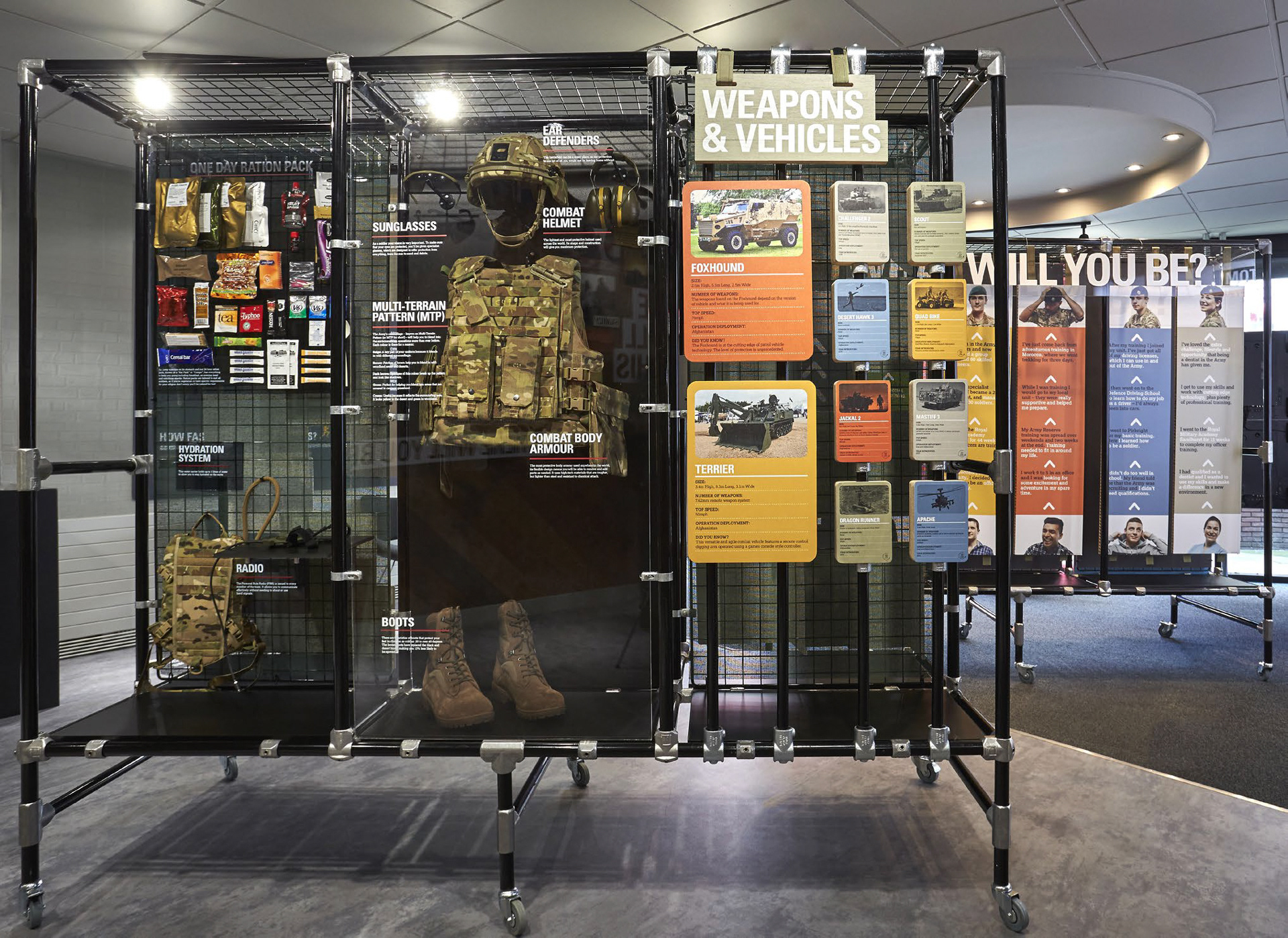British Army | Kit display | Artwork