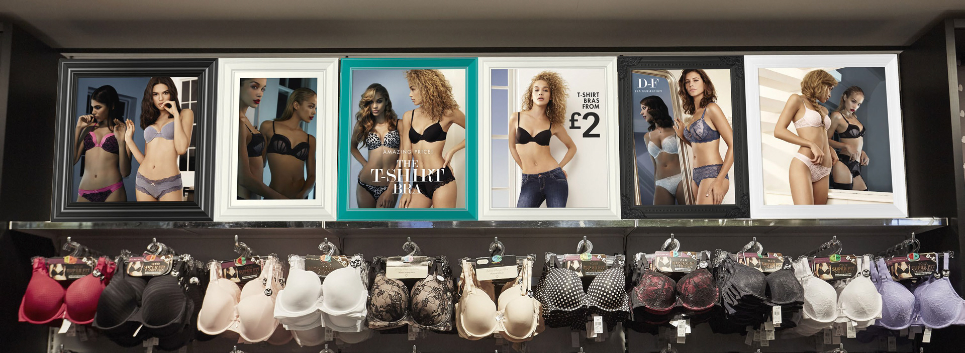 Primark | Lingerie | In-store graphics | Artwork