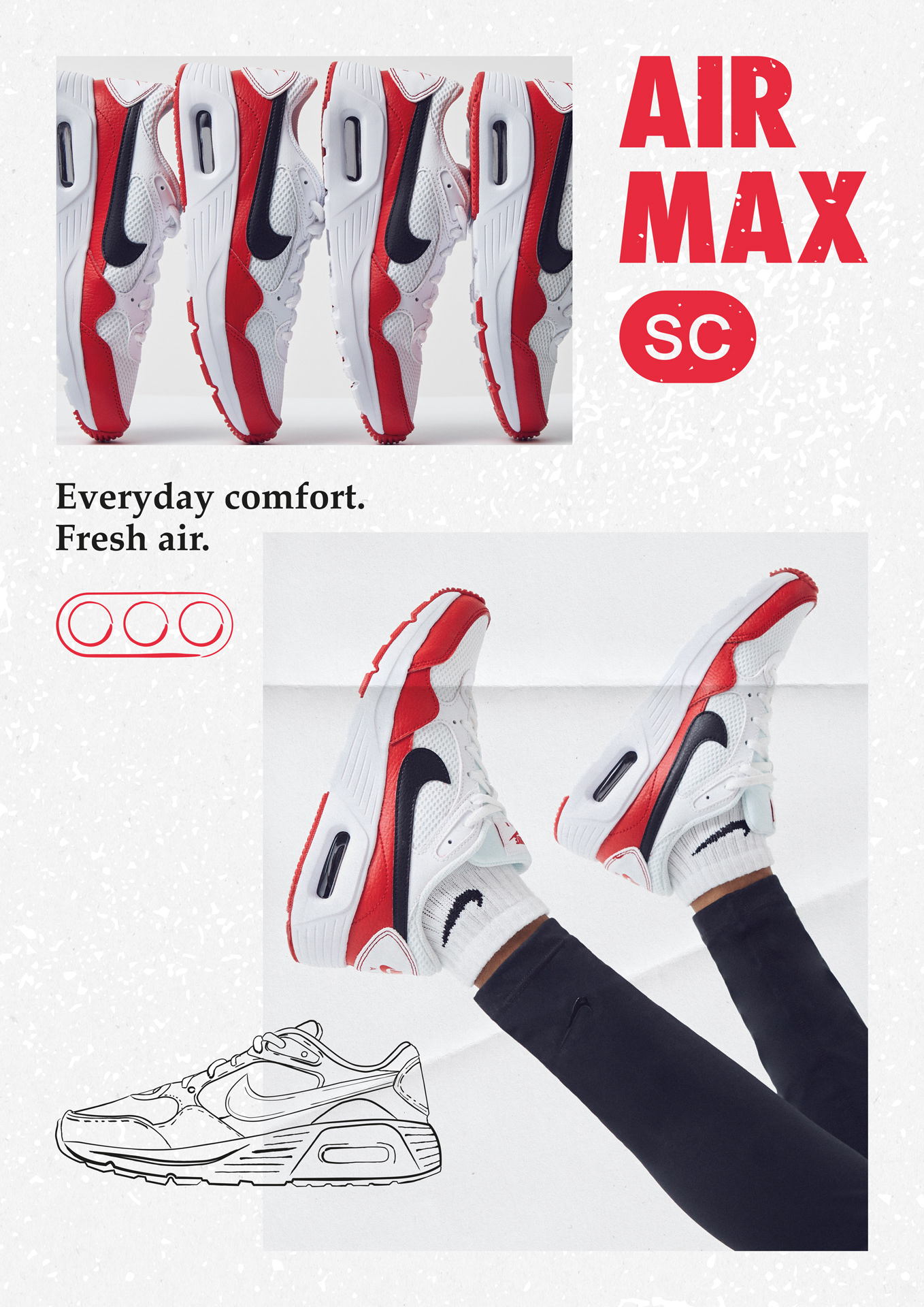 Nike | Heritage | Strut card | Artwork