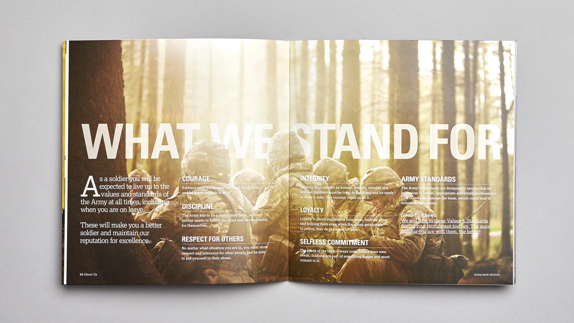 British Army | Soldier brochure | Artwork