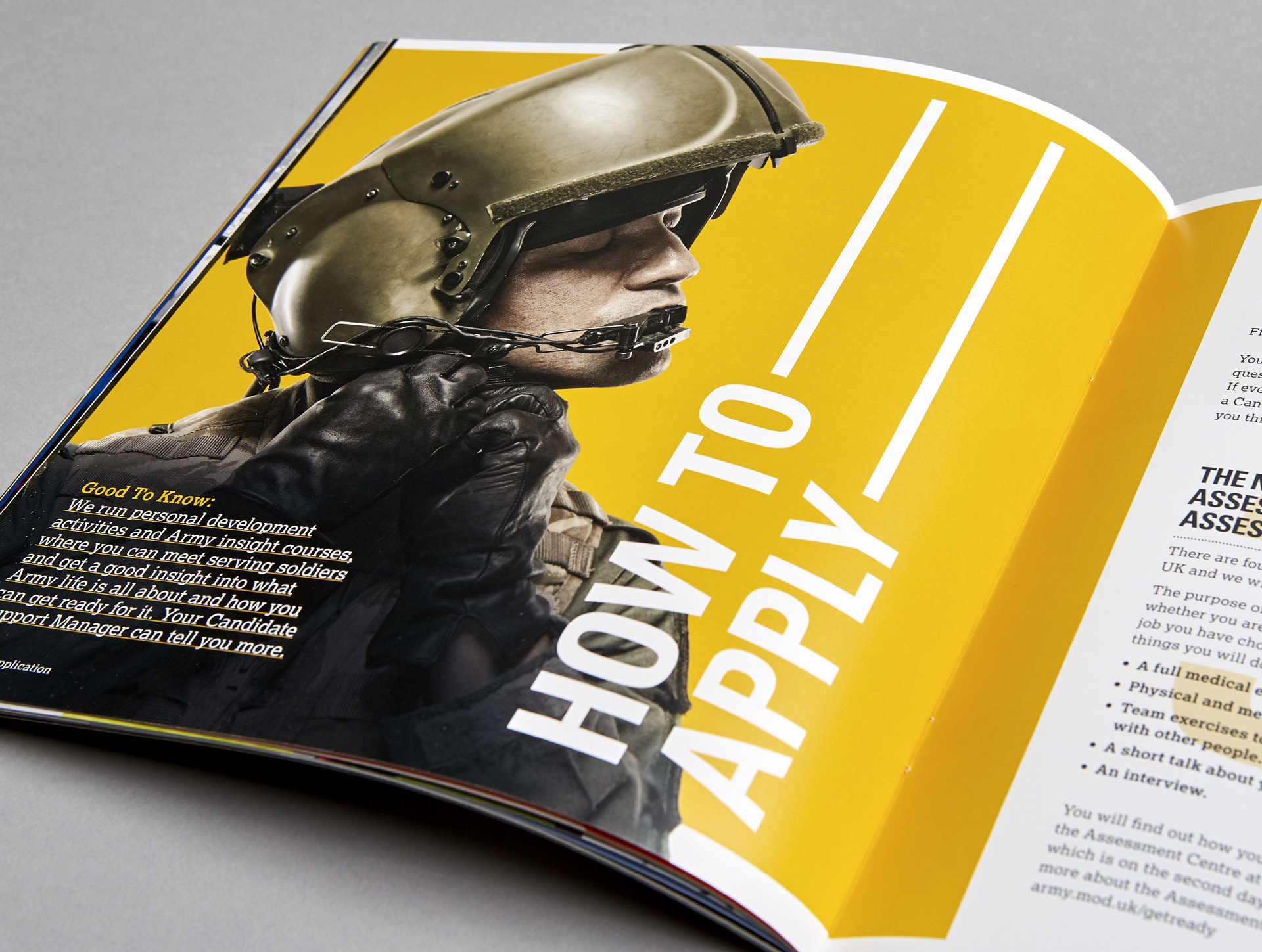 British Army | Soldier brochure | Artwork