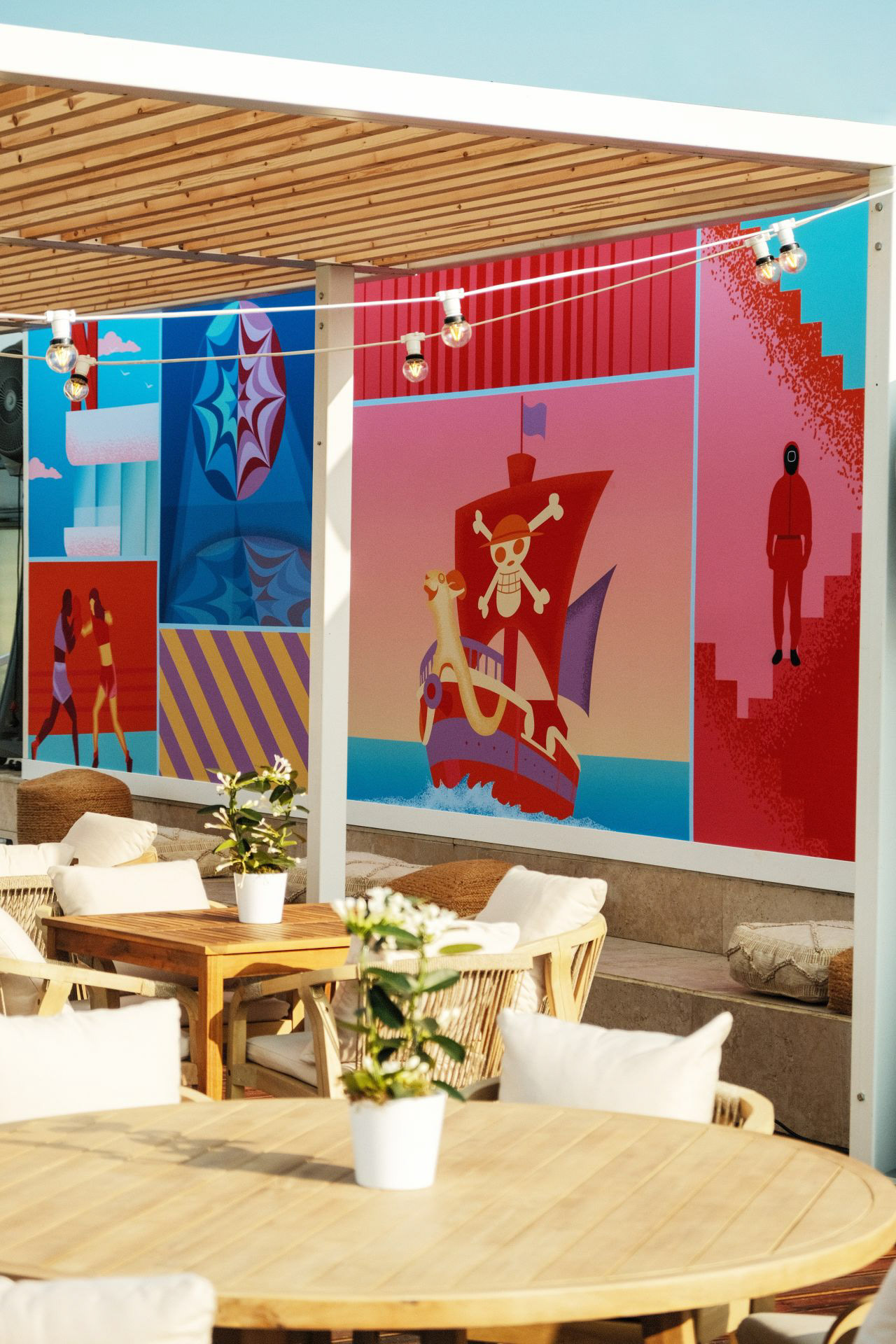 Seen Presents Netflix Takeover Walls Artwork