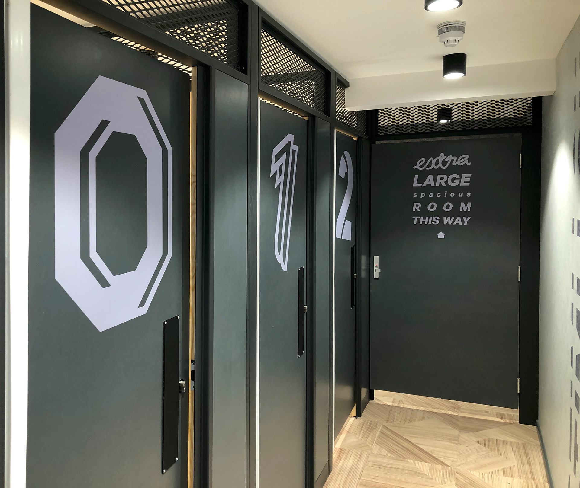 Changing Room Doors & Wallpaper Artwork