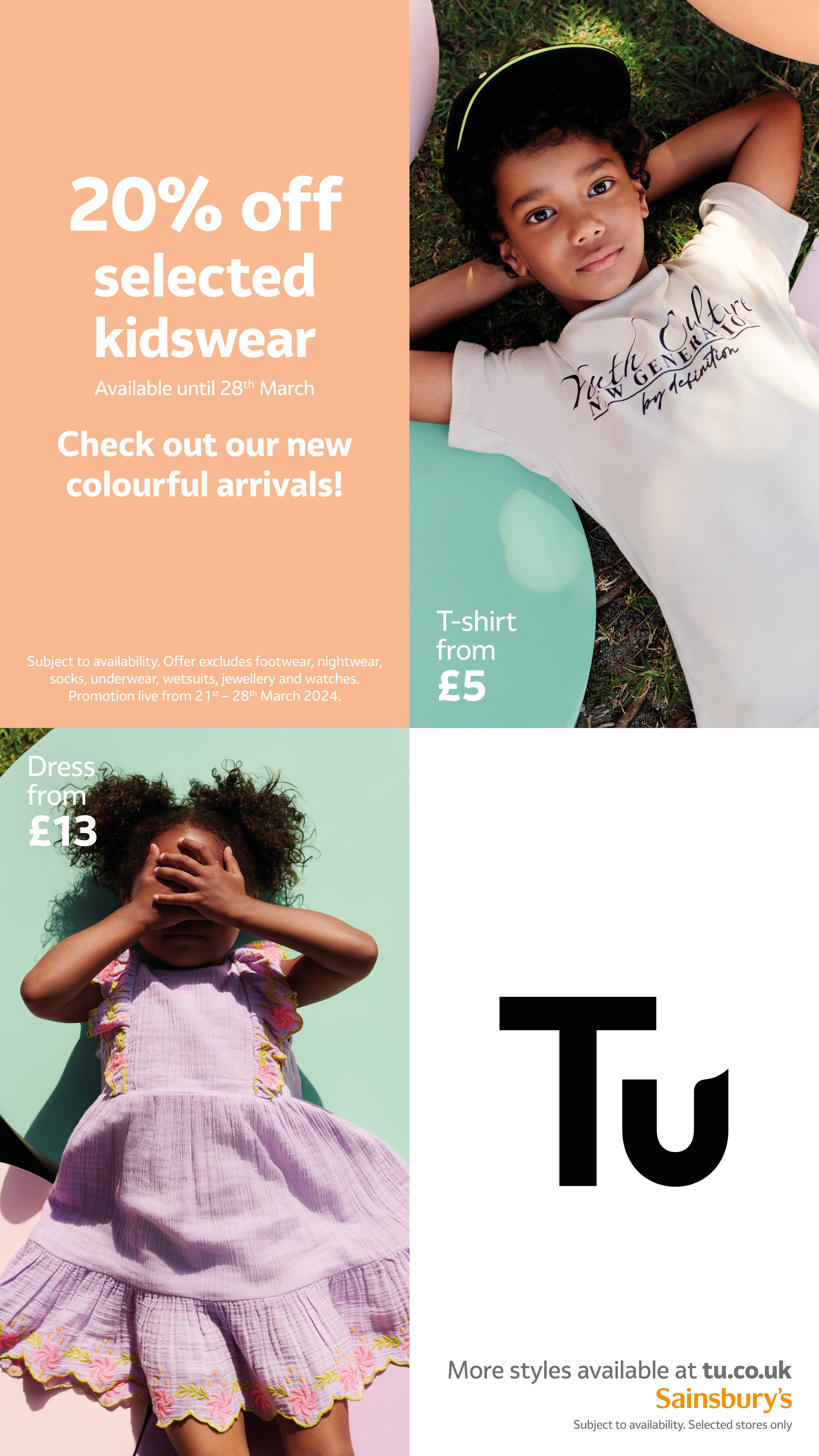 Sainsbury's | Tu | Pastel Playground | Digital posters | Artwork