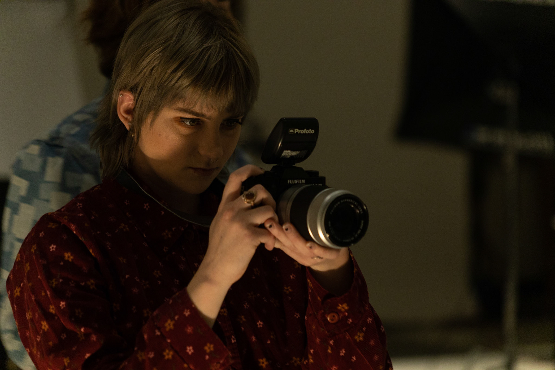 Em Burris captures images of student fashion for numerous magazines they work for on campus. Images taken 04/30/22. This particular shoot was one of the first Em used the flash feature on the profoto lights which helped bring her project to the final level.