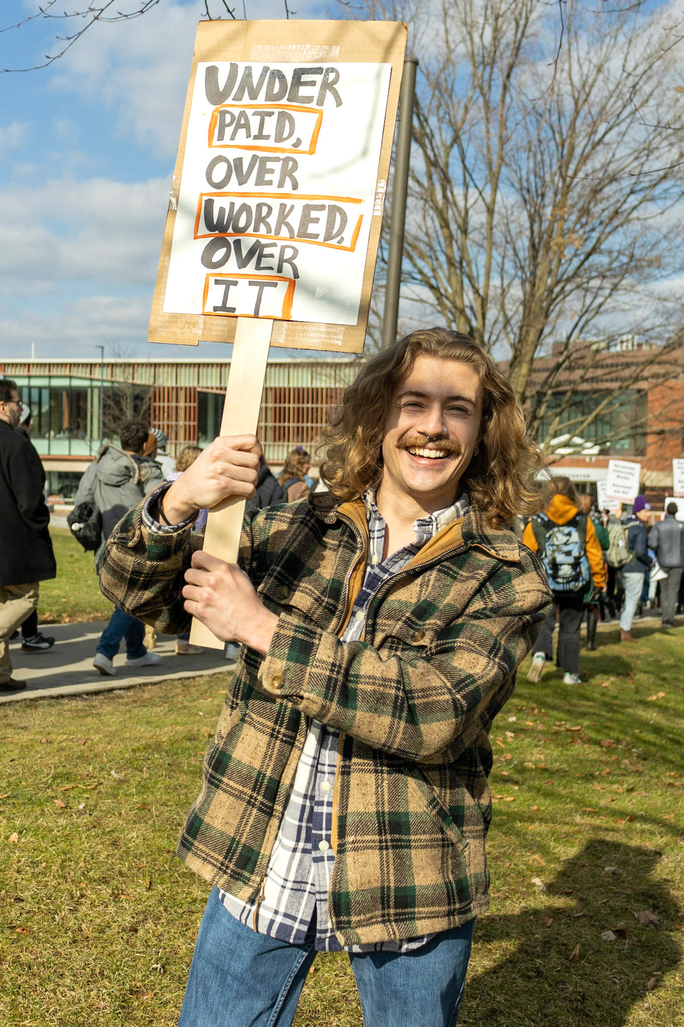 Jack Memmer, a ESF student and leader of the ESF Student Union. "Take time to learn organisms around you. It will give you, it gives me personally, a deeper and more beautiful view of the world we live in. The organisms around us are our relatives and we have to treat them like we treat ourselves."