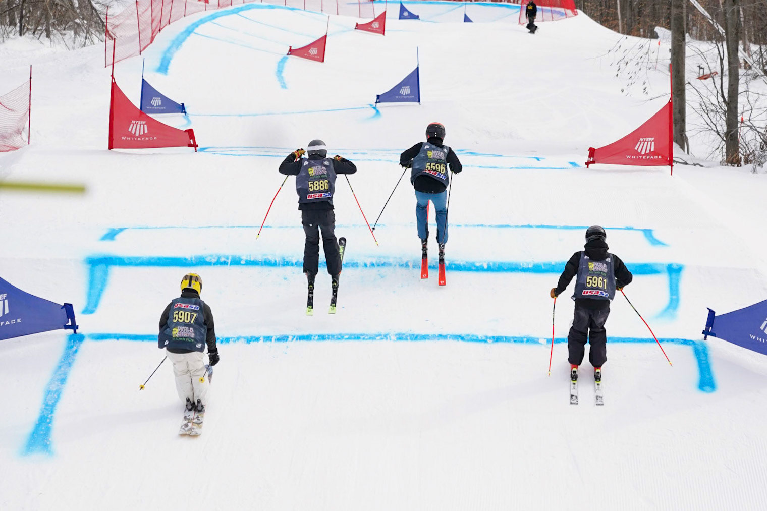 Ski &amp; Snowboard Cross at Whiteface Mountain during the Empire State Winter Games in Lake Placid, NY on Sunday, February 5, 2023. (Photo by Bond Photos)
