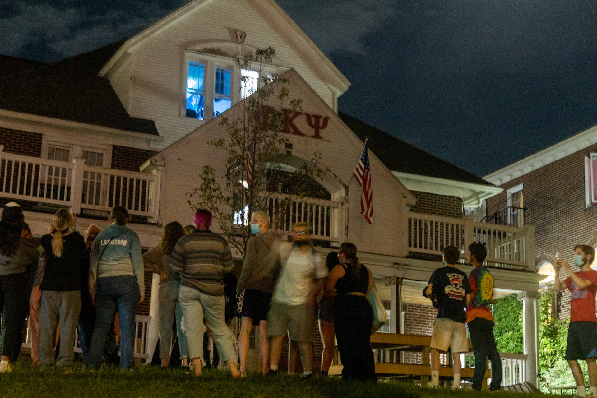 SU students protest the administration and many frats around campus due to rape alligations and inaction by the Chancellor on September 21st. The protests lasted for nearly 2 hours, starting along Comstock and ending with the Chancellor's House after stopping at numerous frats along the way. There were calls for the admin to take action against numerous students who were alleged to have raped students within the frats. The protests were entirly peaceful and many students were following mask guidelines.