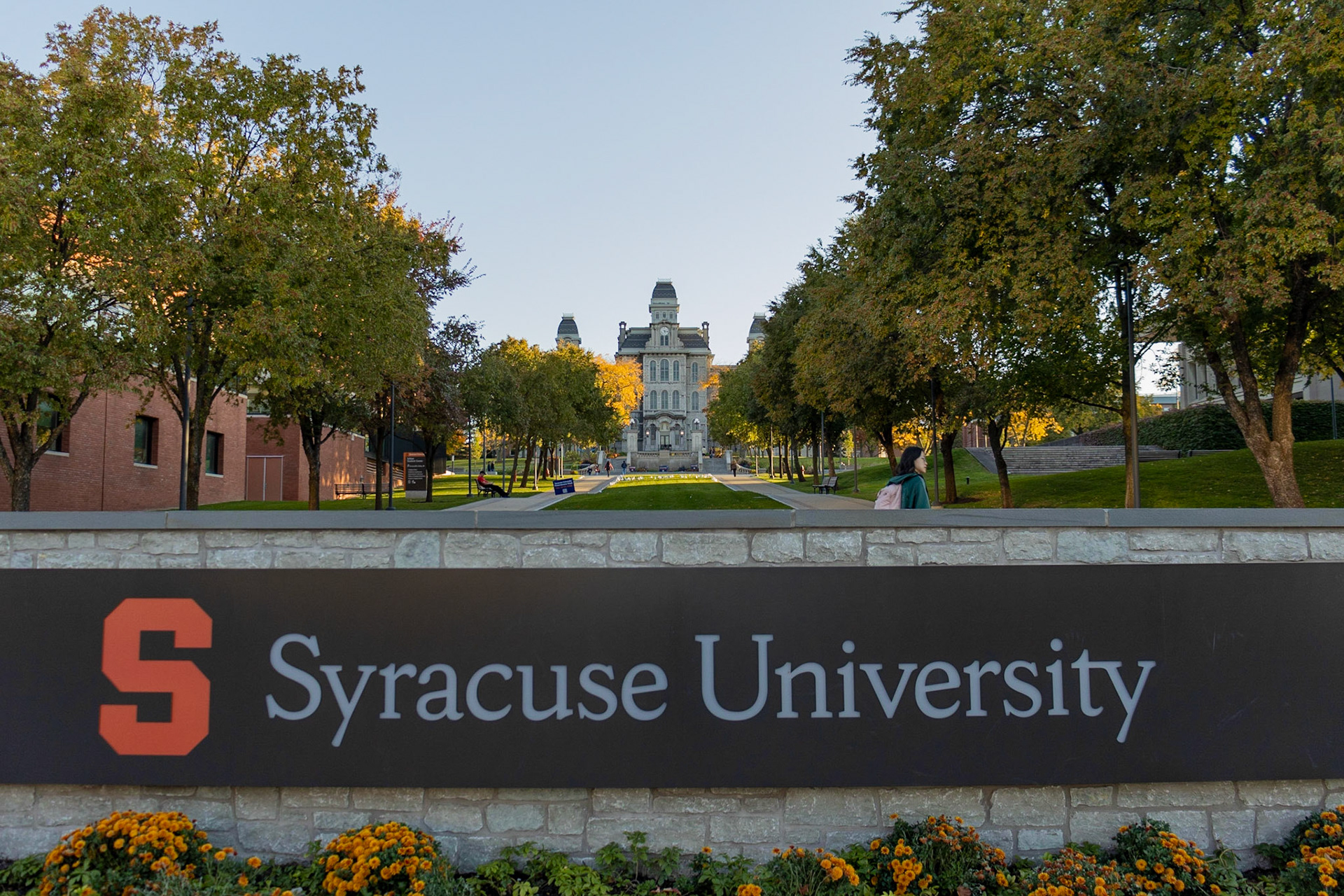 Today that sign is gone, replaced by a massive, curved wall with the Syracuse name. The construction on Schine - which gutted the student center, and student soul - is now completed. The outlook for the university after the pandemic years is bright and the warmth has returned to the hill.