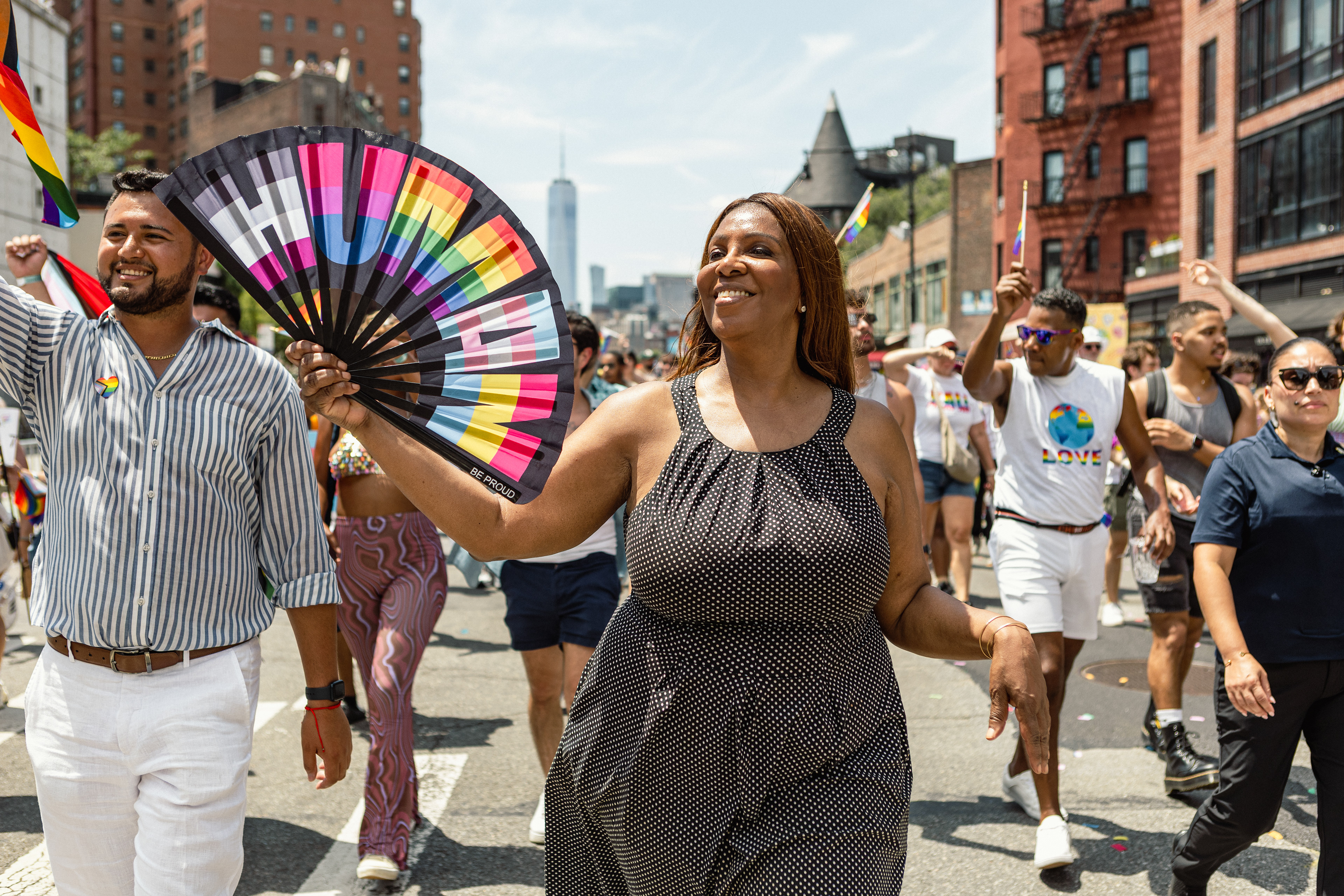 New York Attorney General Letitia James at Pride 2025