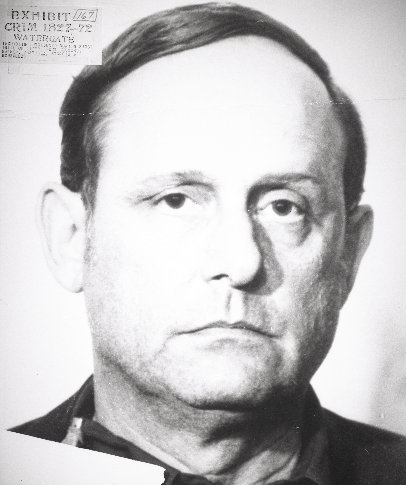 Mugshot of Watergate burglar Bernard Barker, 17 June 1972 (US National Archives)