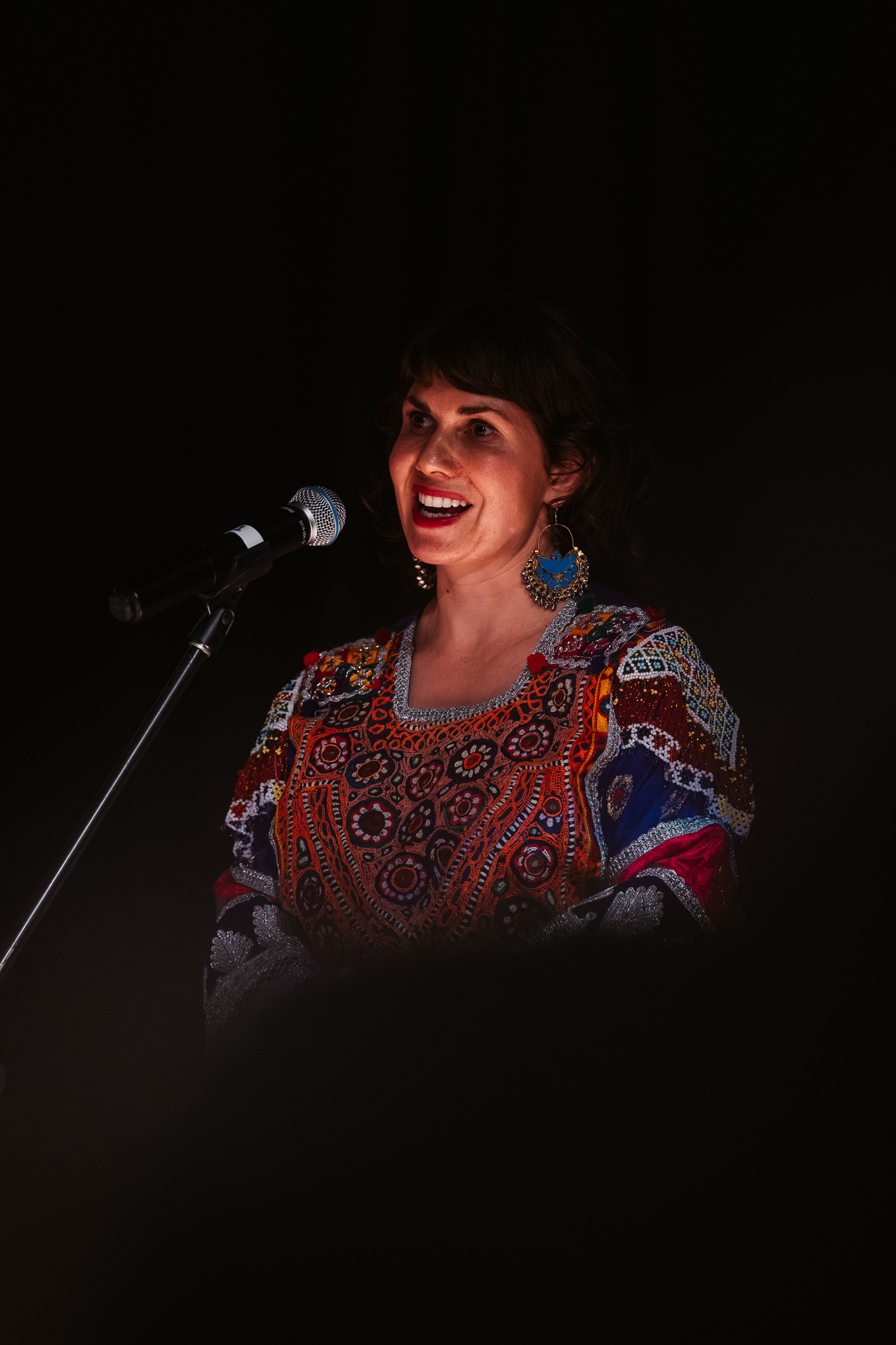 Artist @kat_a_rae launching her exhibition, Sparks in the Dark Launch