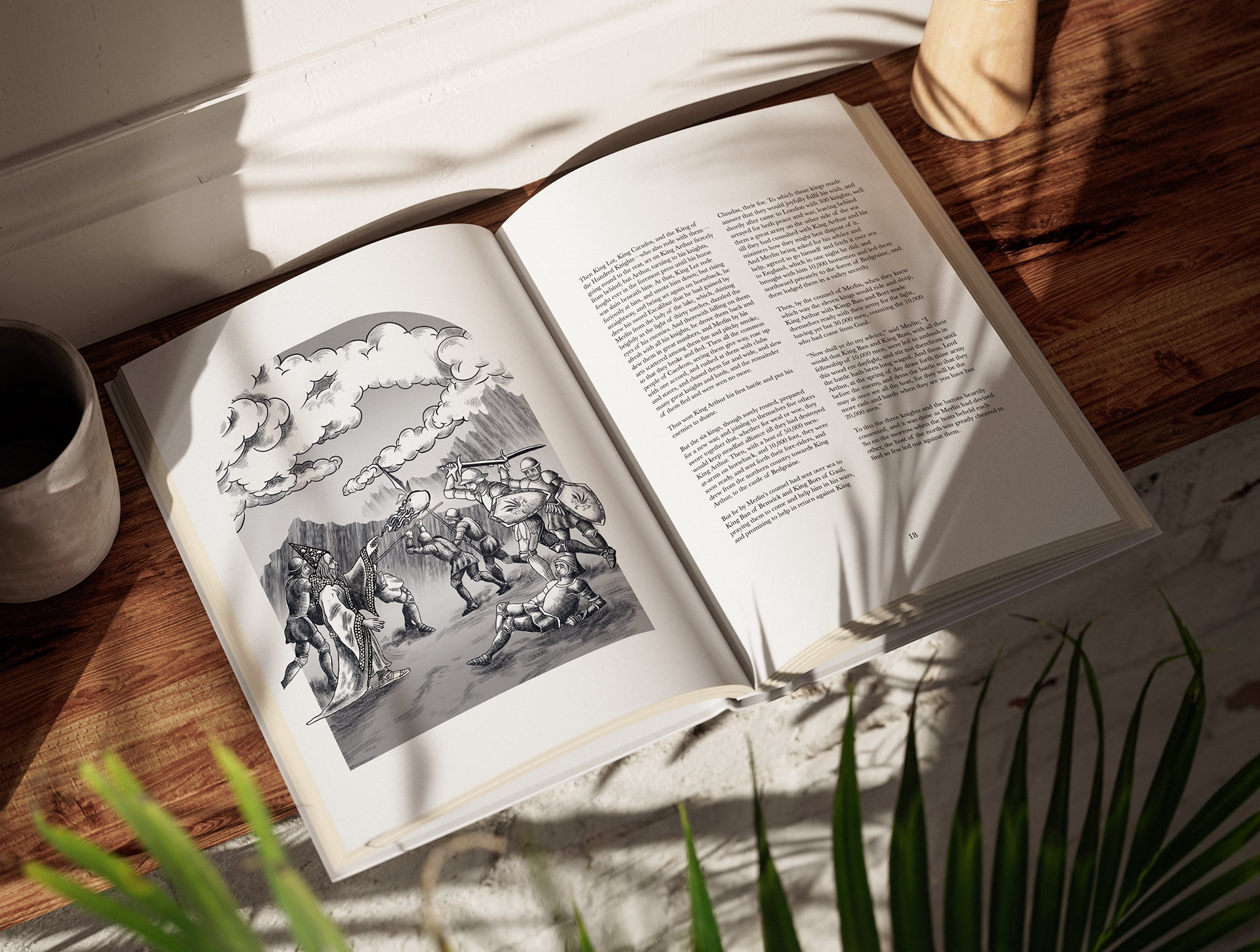 INTERIOR ILLUSTRATION DESIGN SPREAD