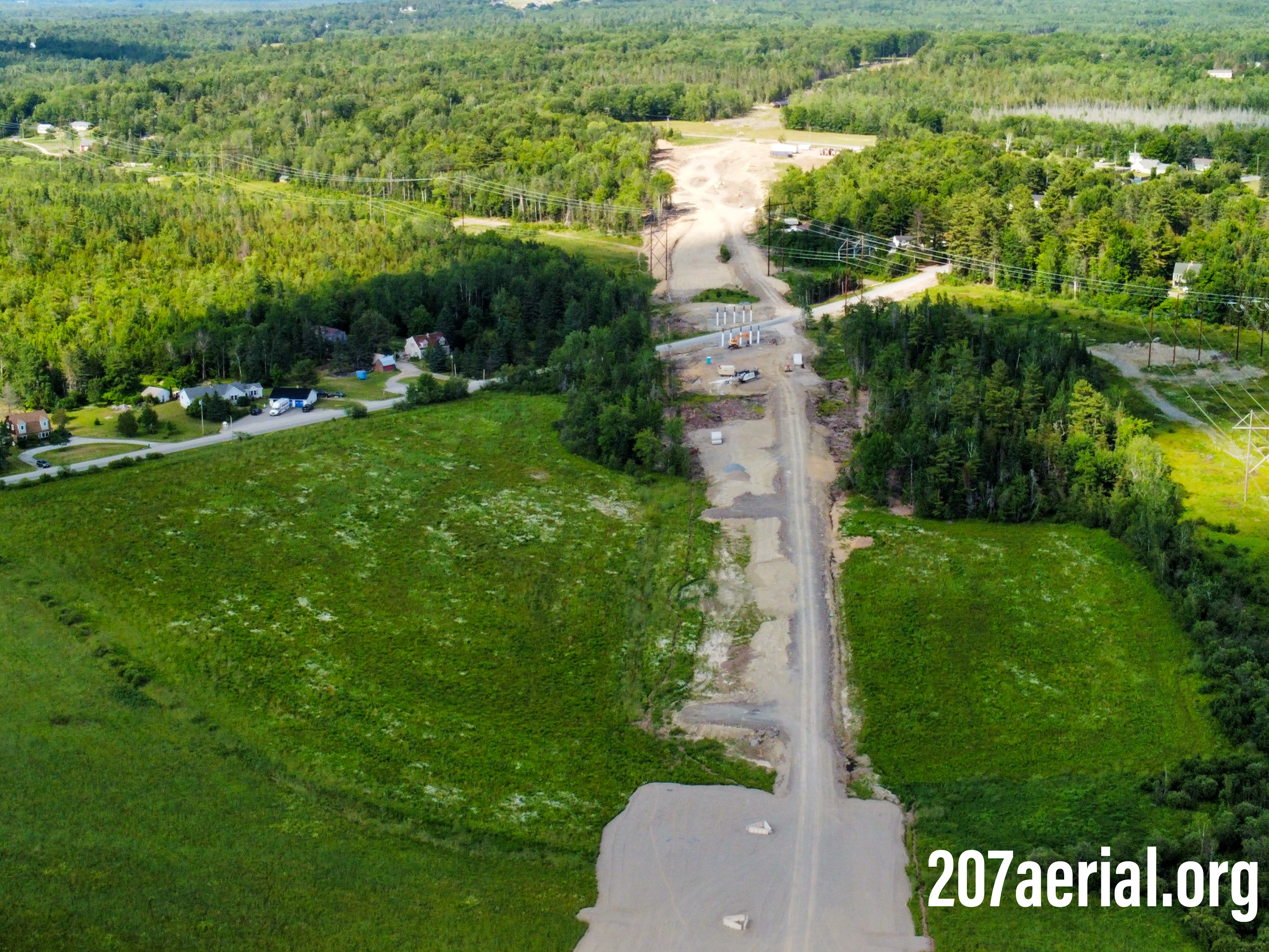 I-395 Route 9 Connector Project: Lambert road Bridge facing Clewleyville Road in Brewer, ME.