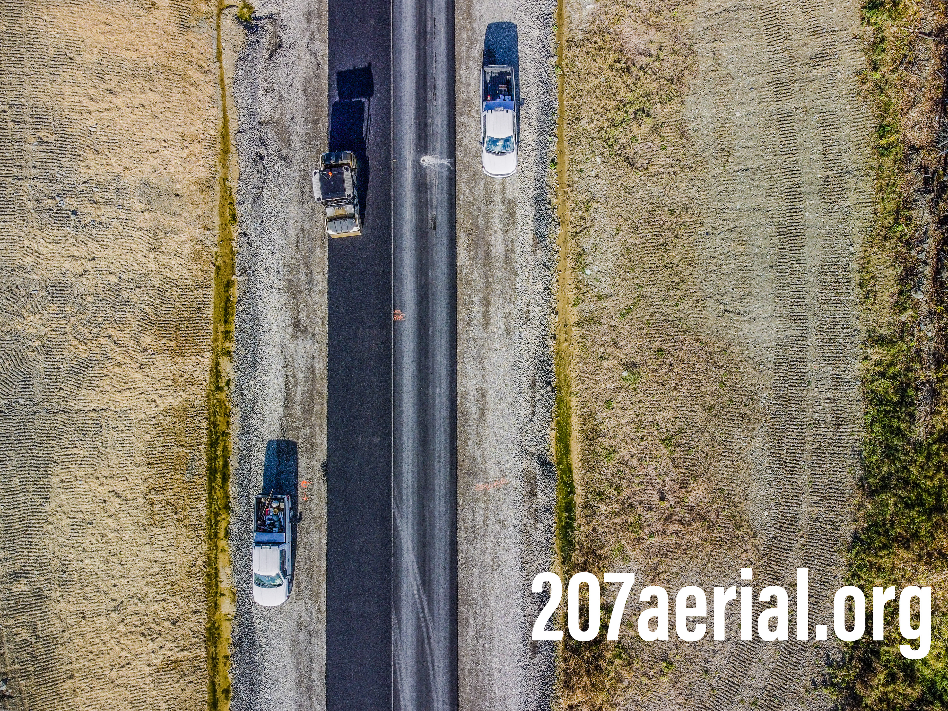 Pavement is being added Near Eastern Avenue in Brewer, Maine