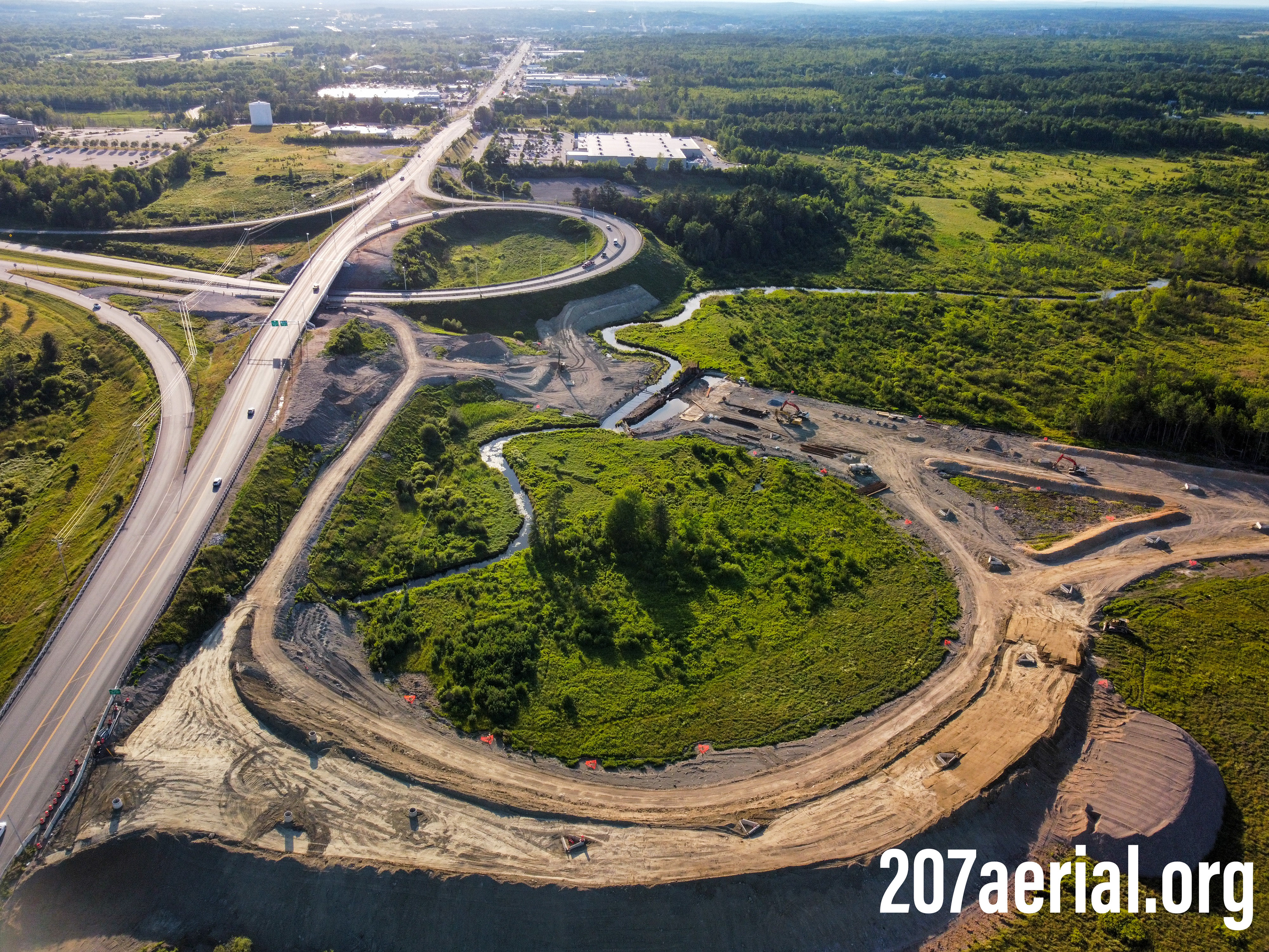 I-395 Route 9 Connector Project: near Route 1A in Holden, Maine.