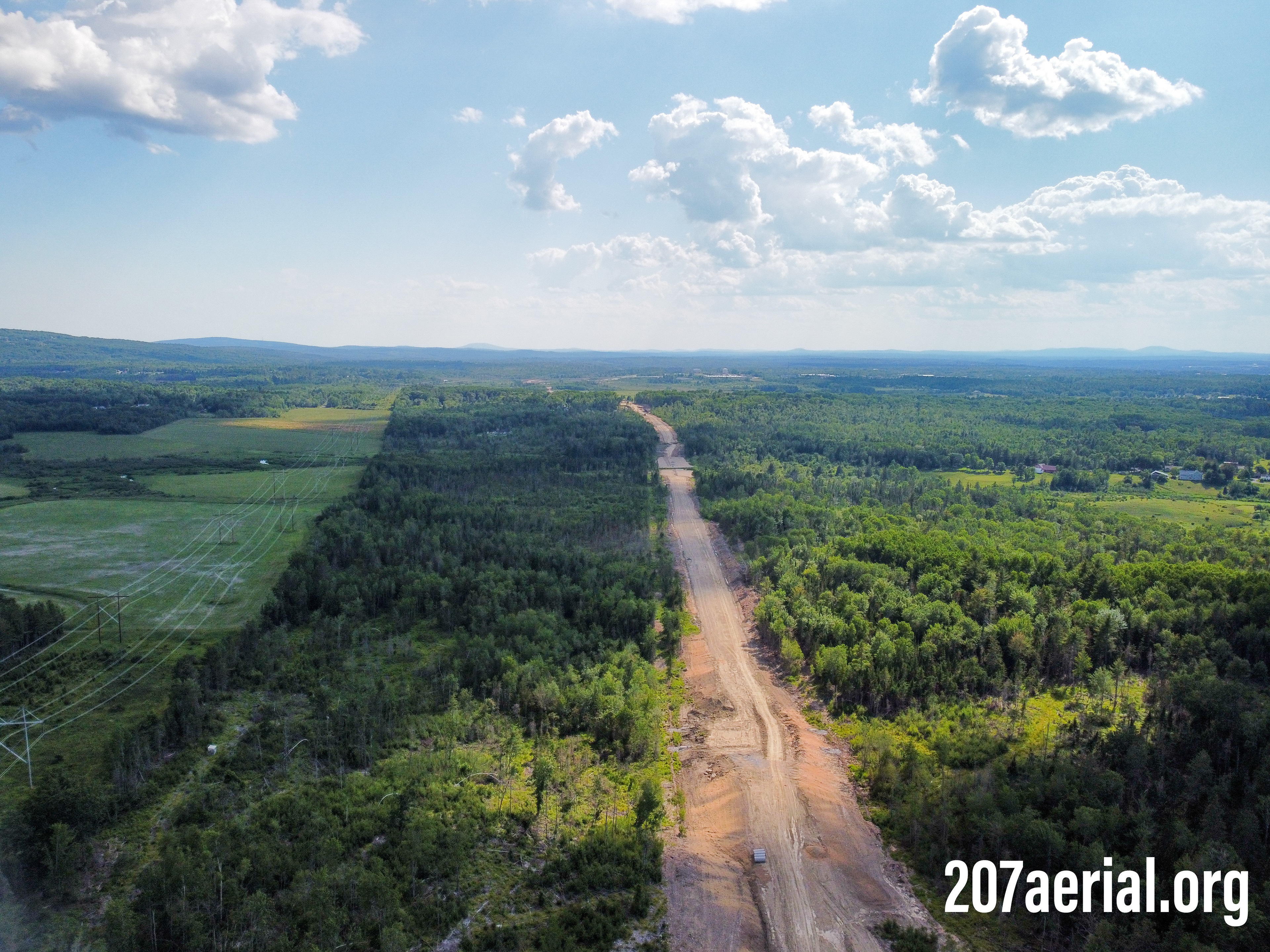I-395 Route 9 Connector Project: near Night Road in Brewer, Maine.