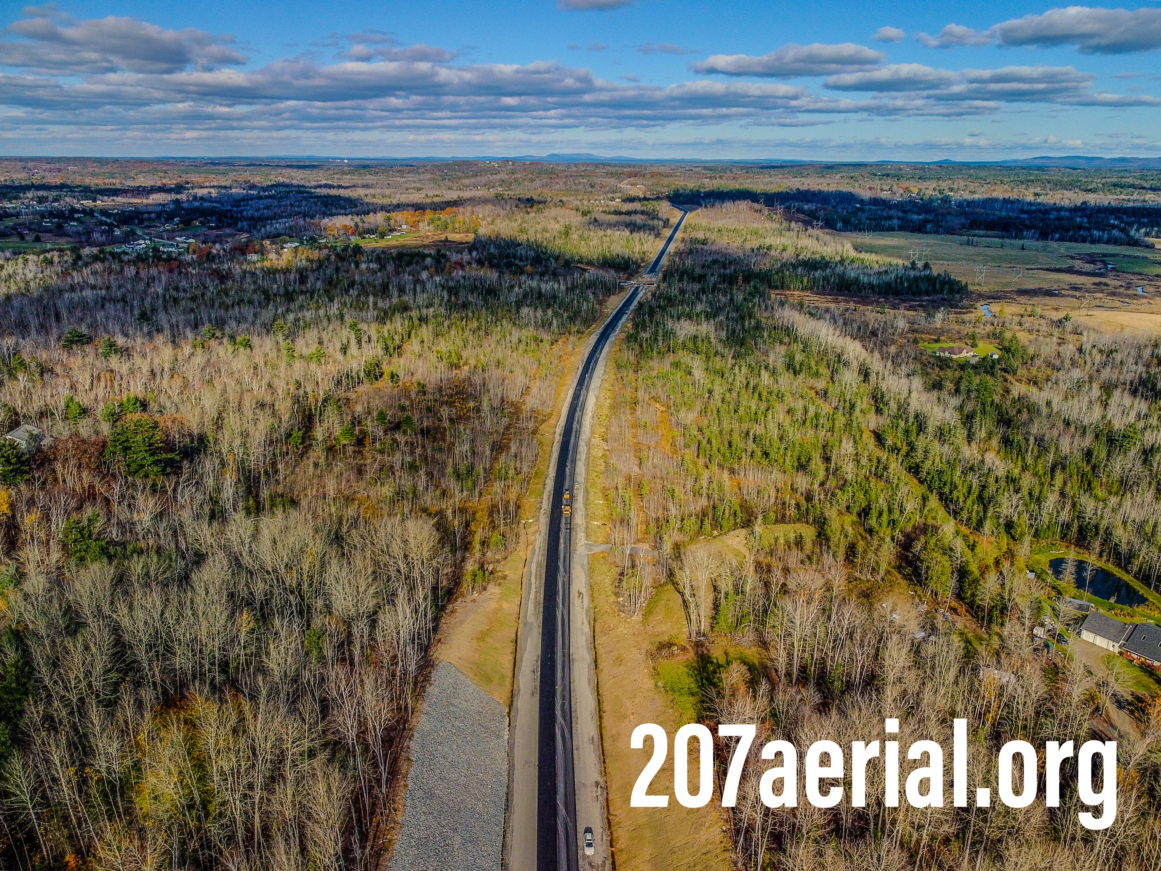 View facing Eddington, Maine.