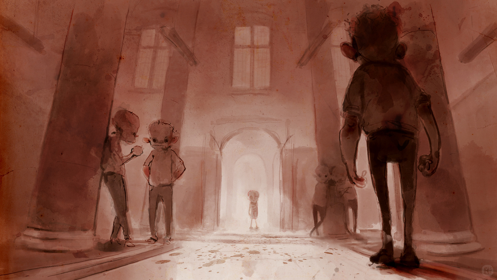 Orphanage look frame.