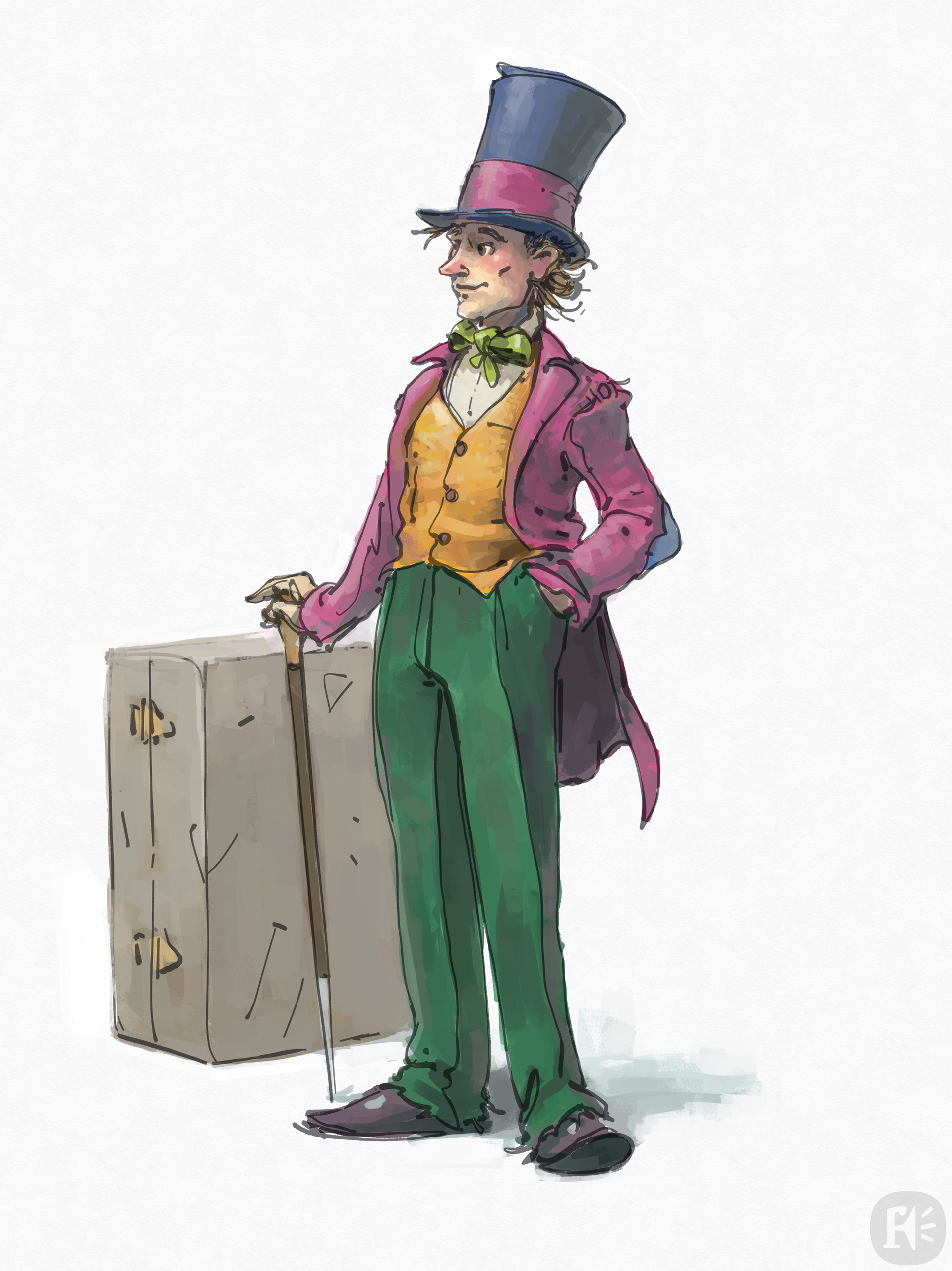 Sketch for Wonka