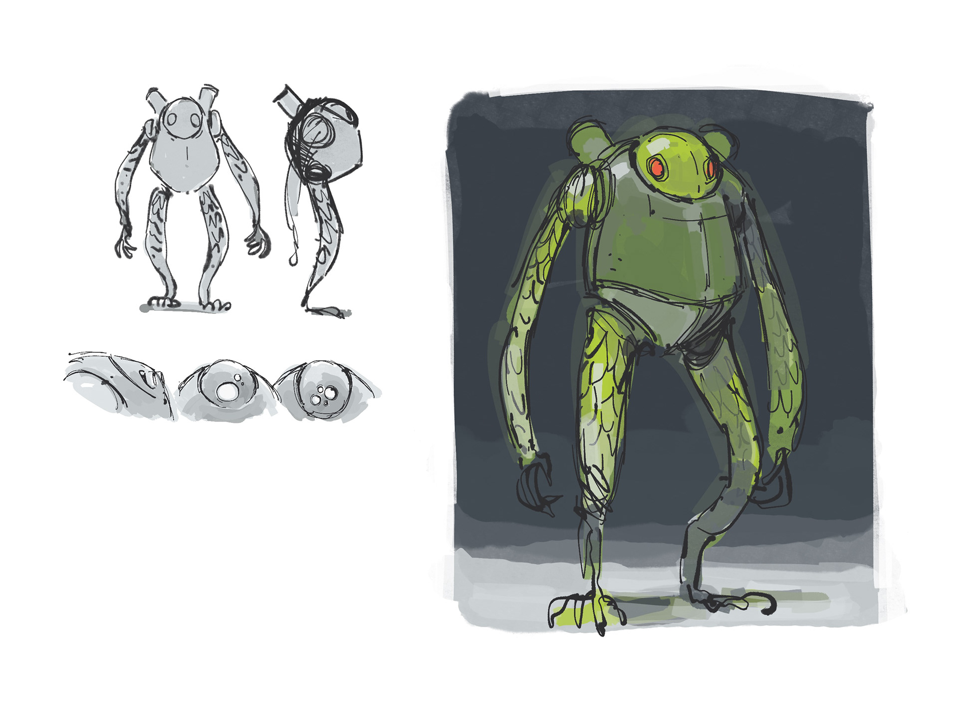 Sketch ideas for the Flyby Knights