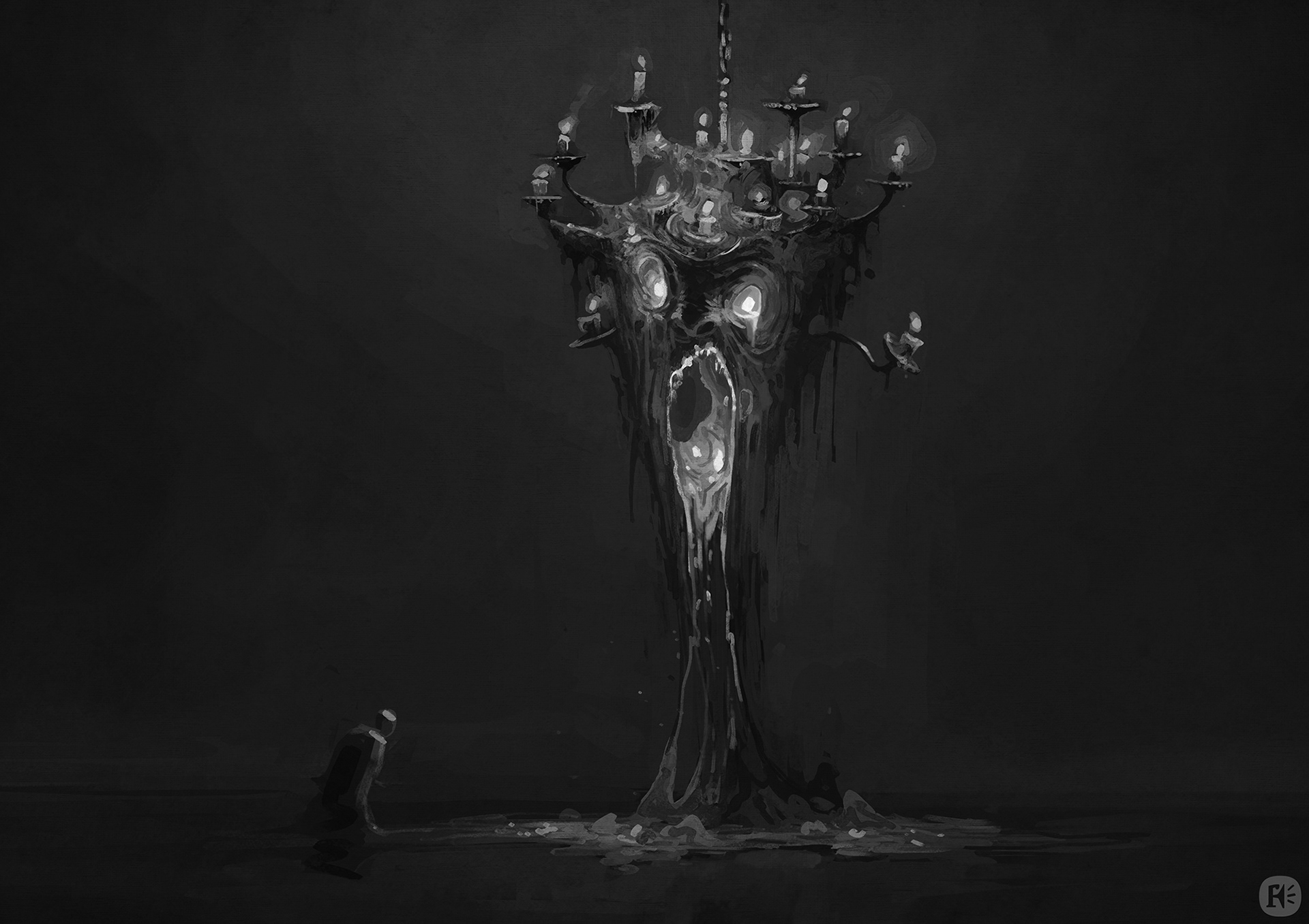 Magic communication - using candles. 