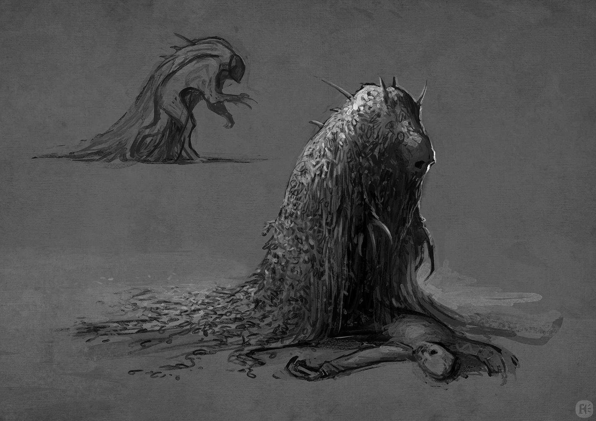 Design for a rotting creature.