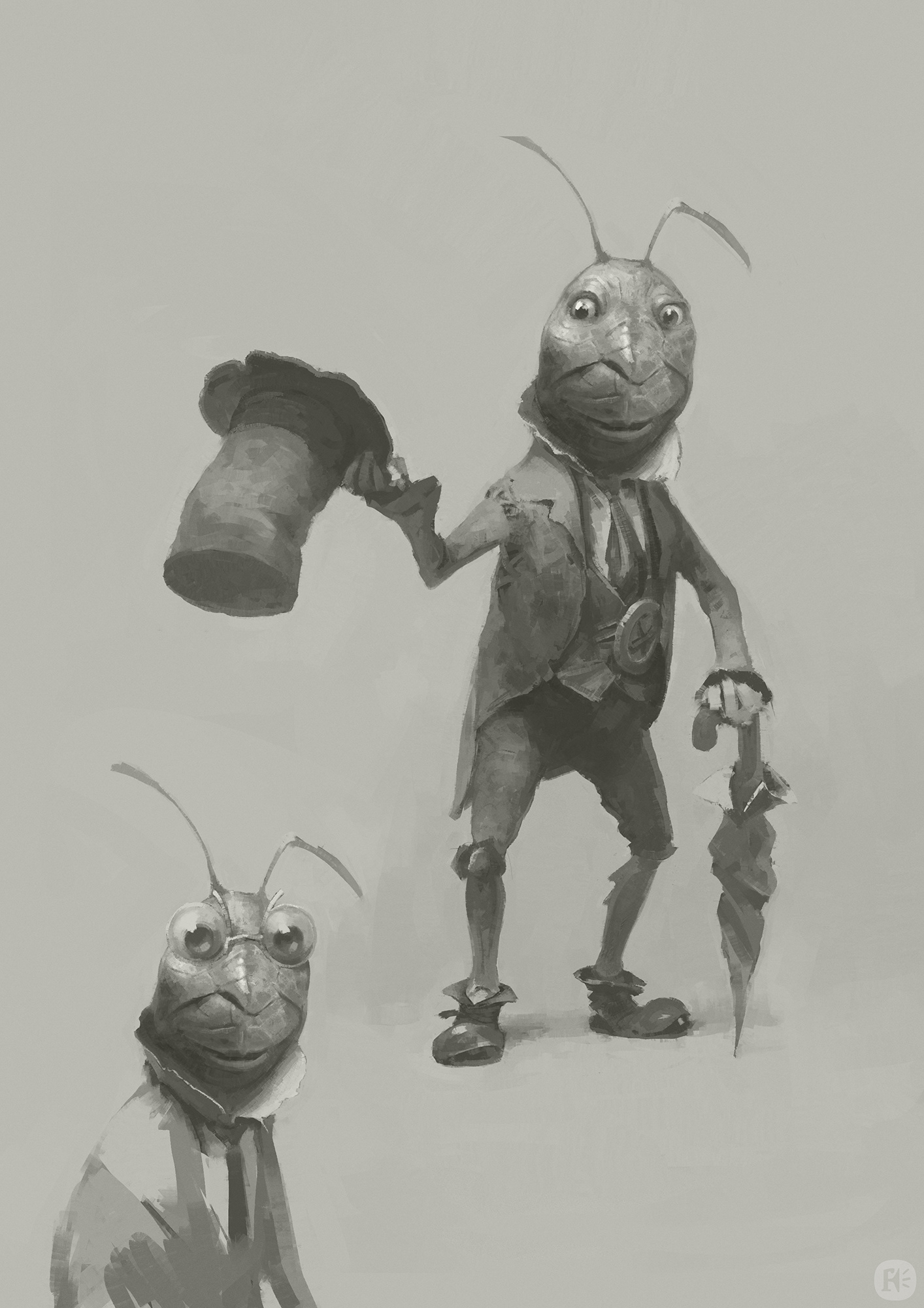 Design for Jiminy Cricket
