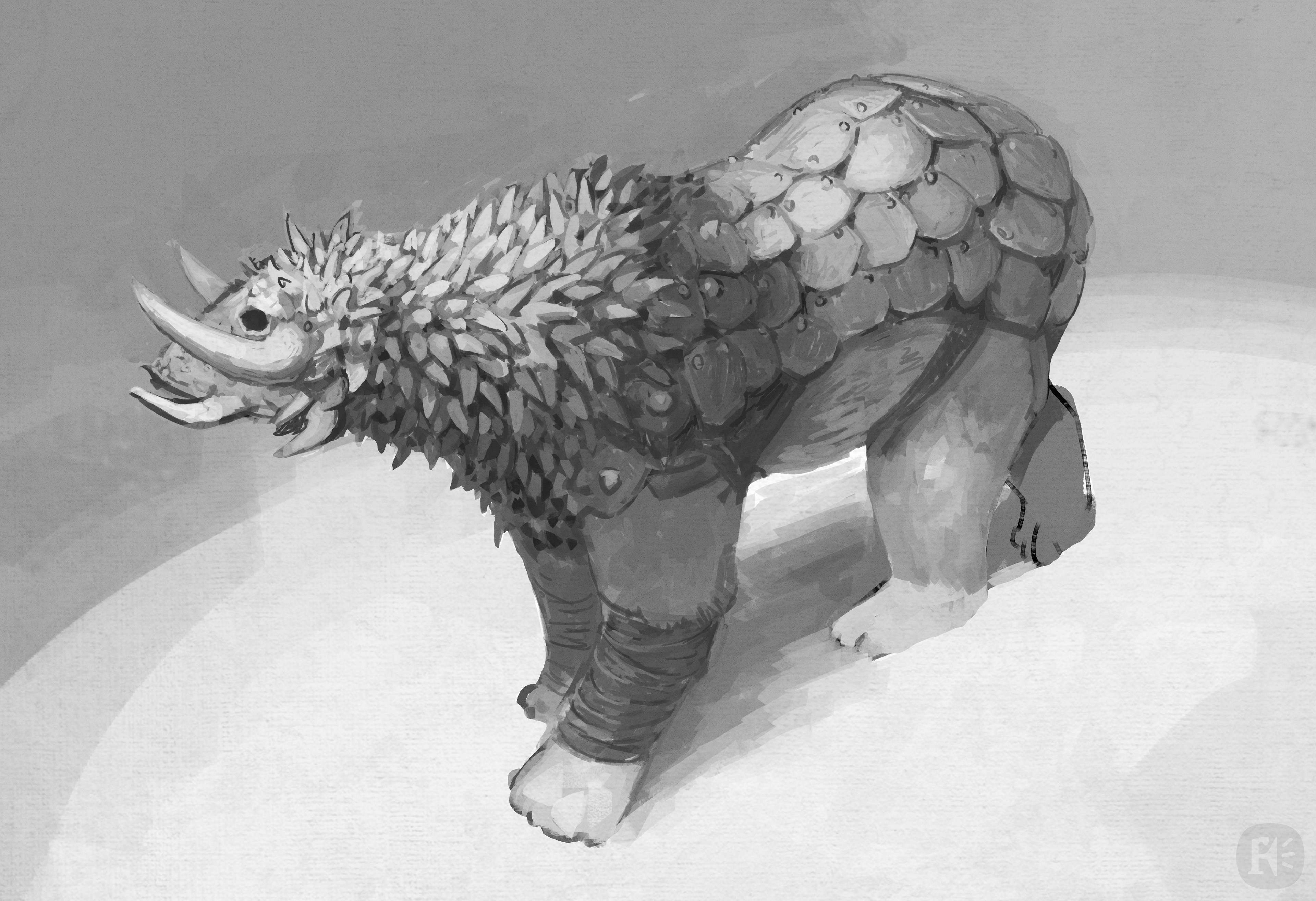 A general design for the bears. The idea was to give them a spirit which was wild and definitely NOT human. 