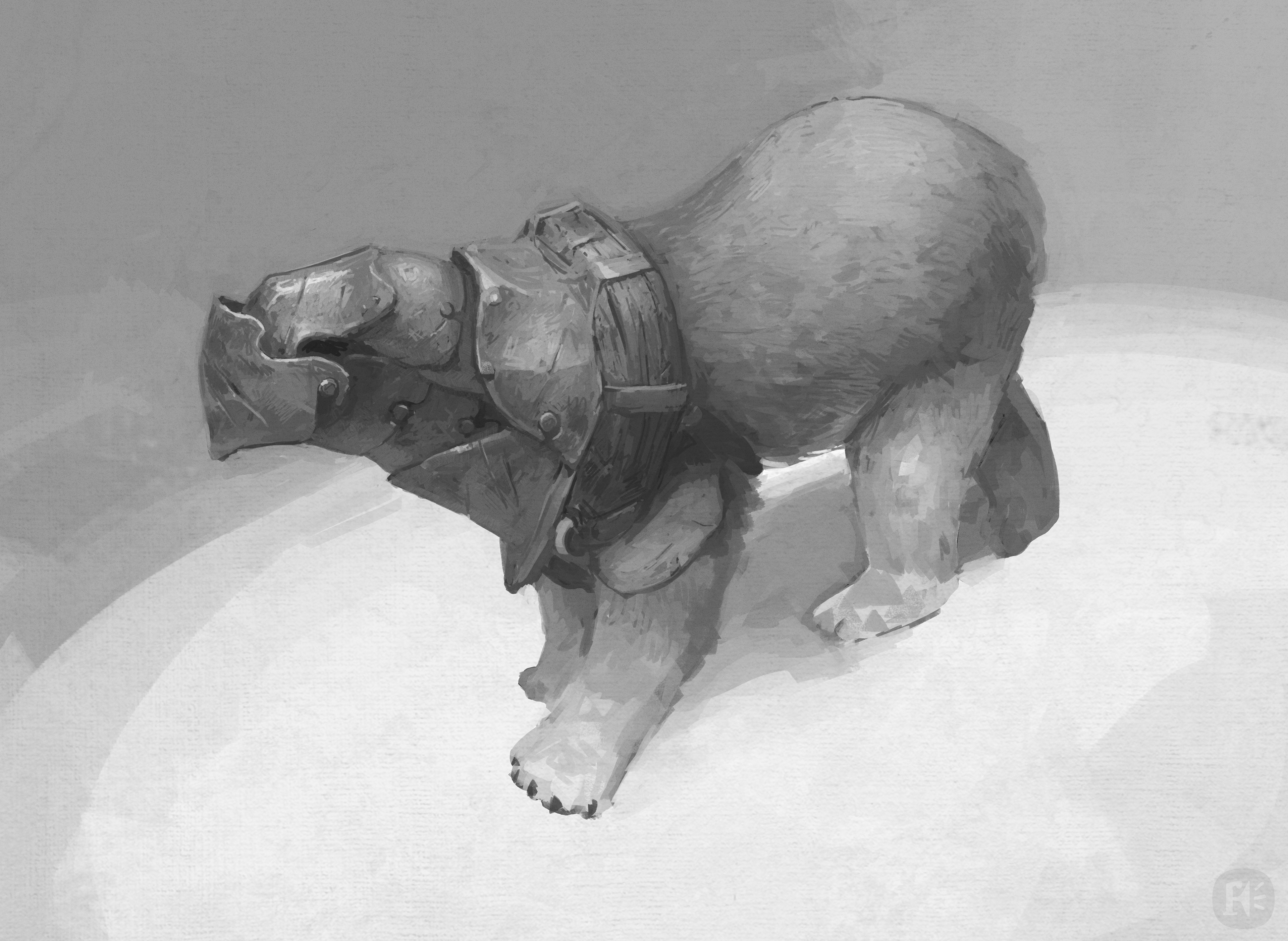 Design for the armoured bears.