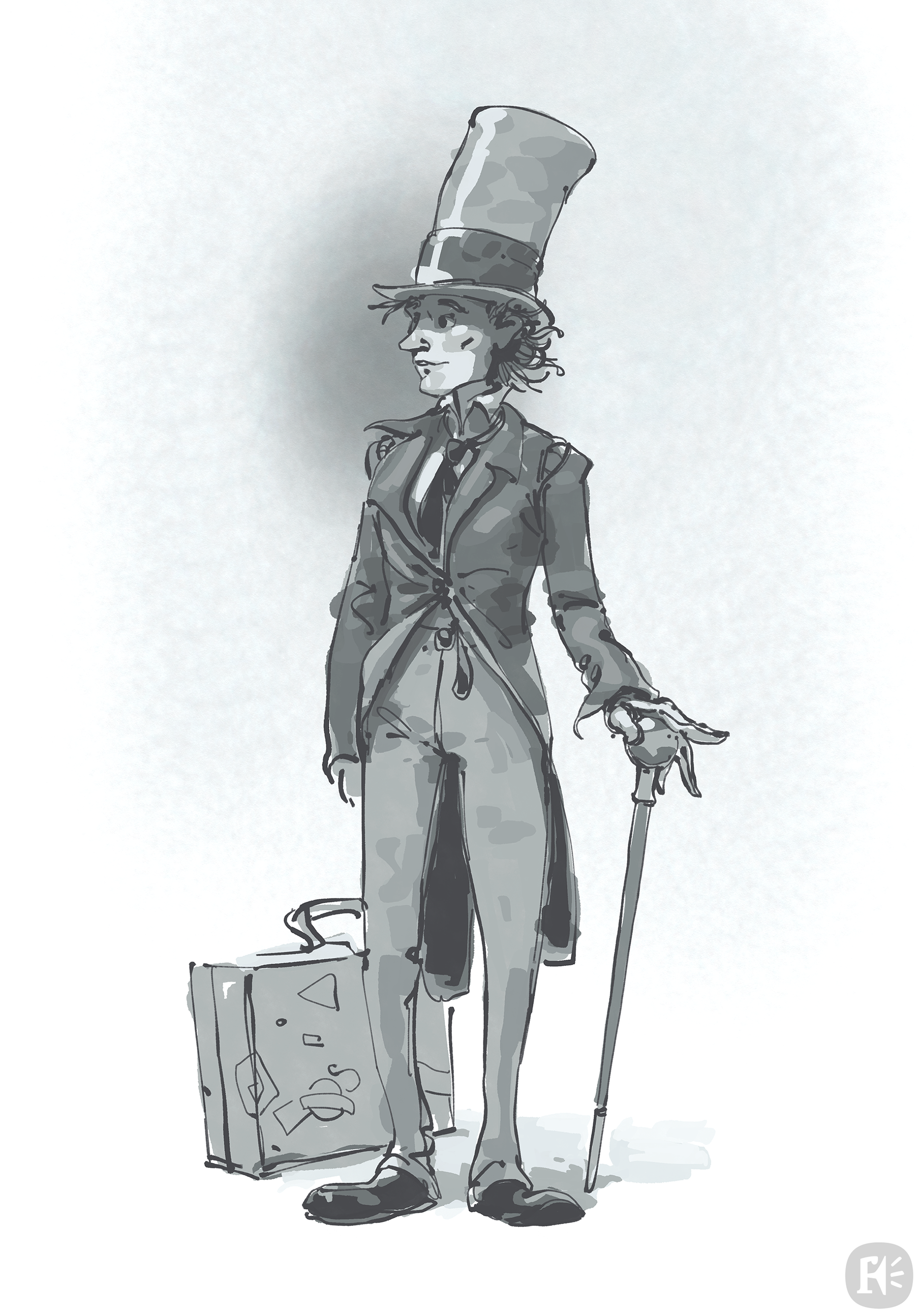 Sketch for Wonka.