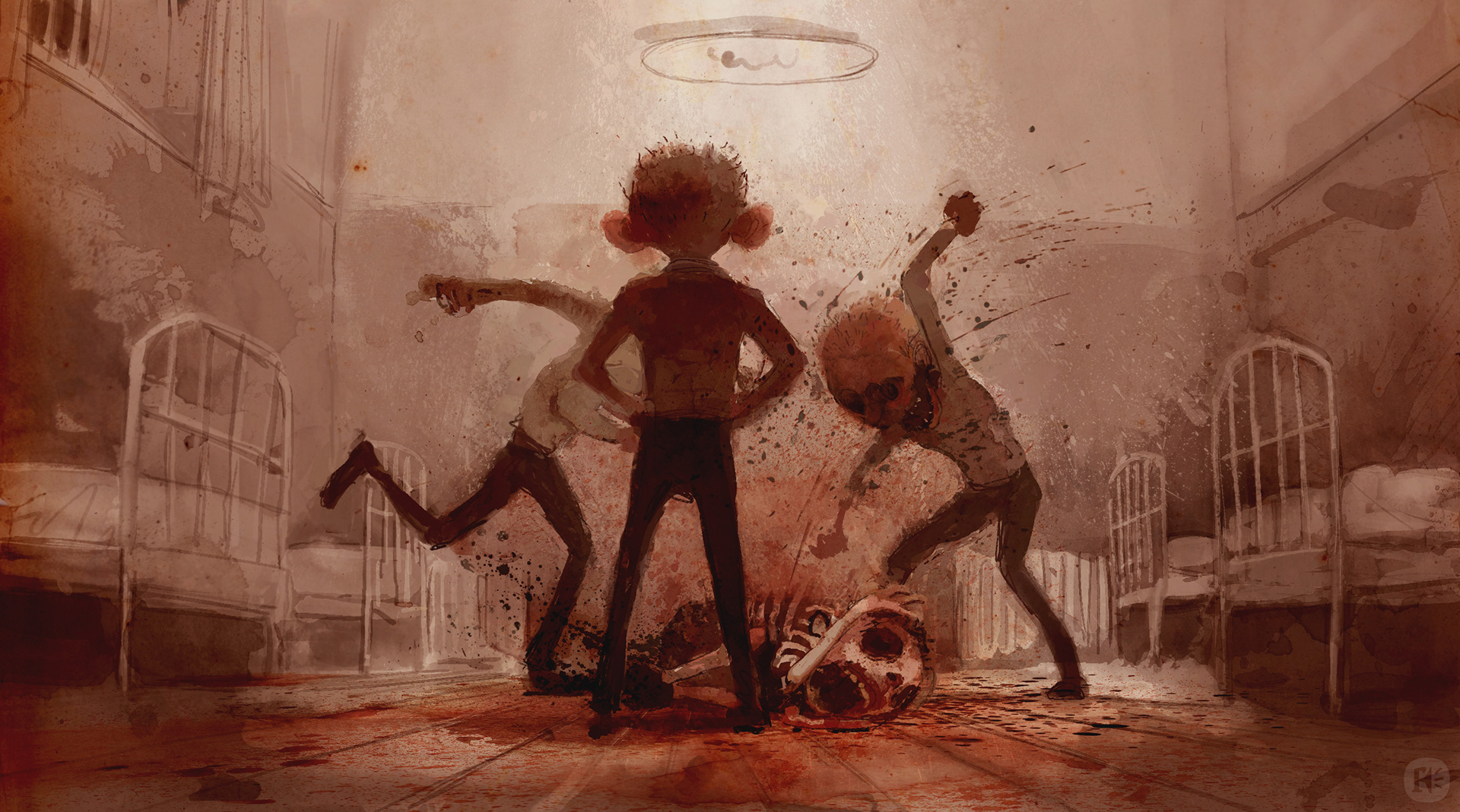 Orphanage look frame.