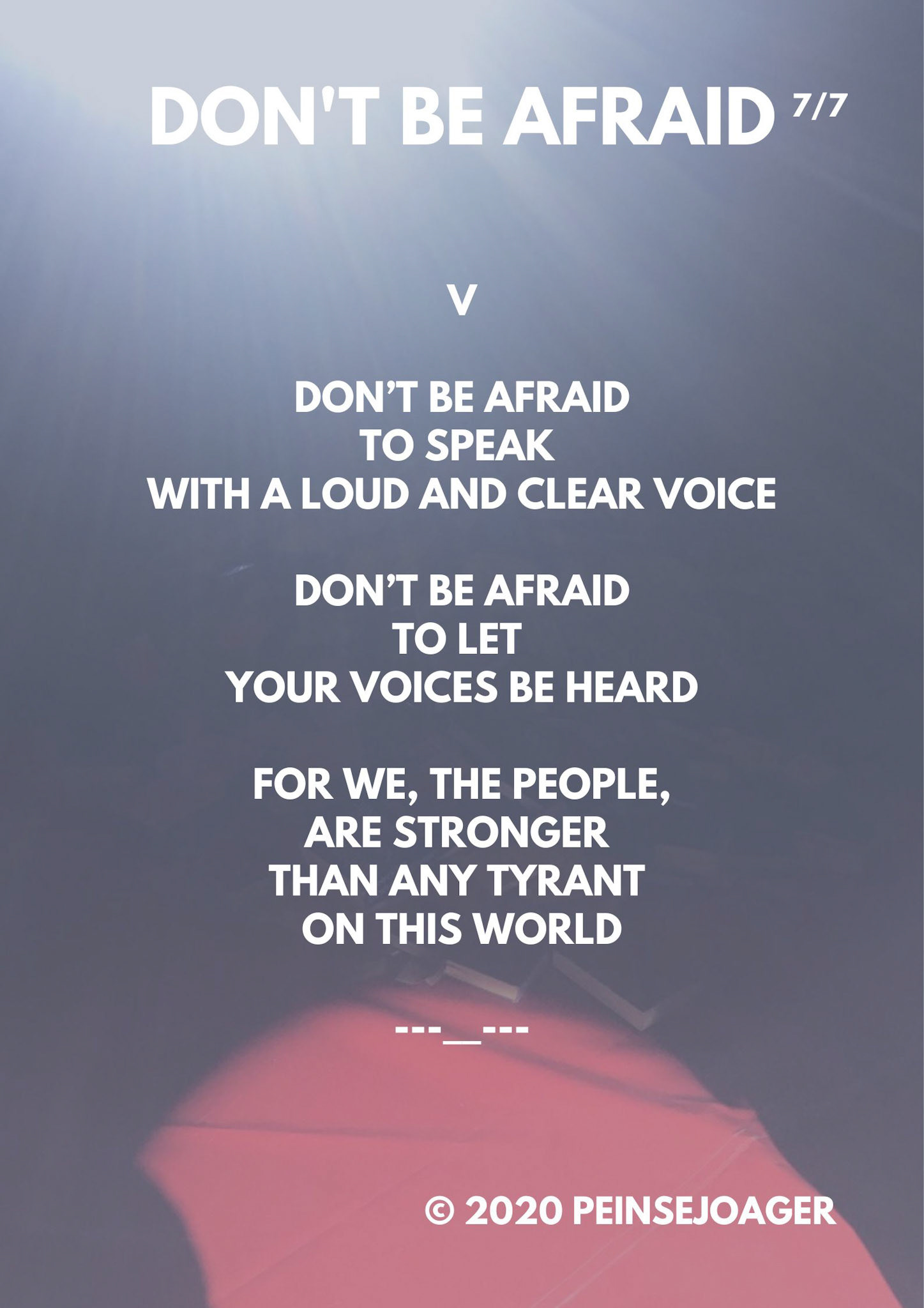 Don't be afraid! - 7