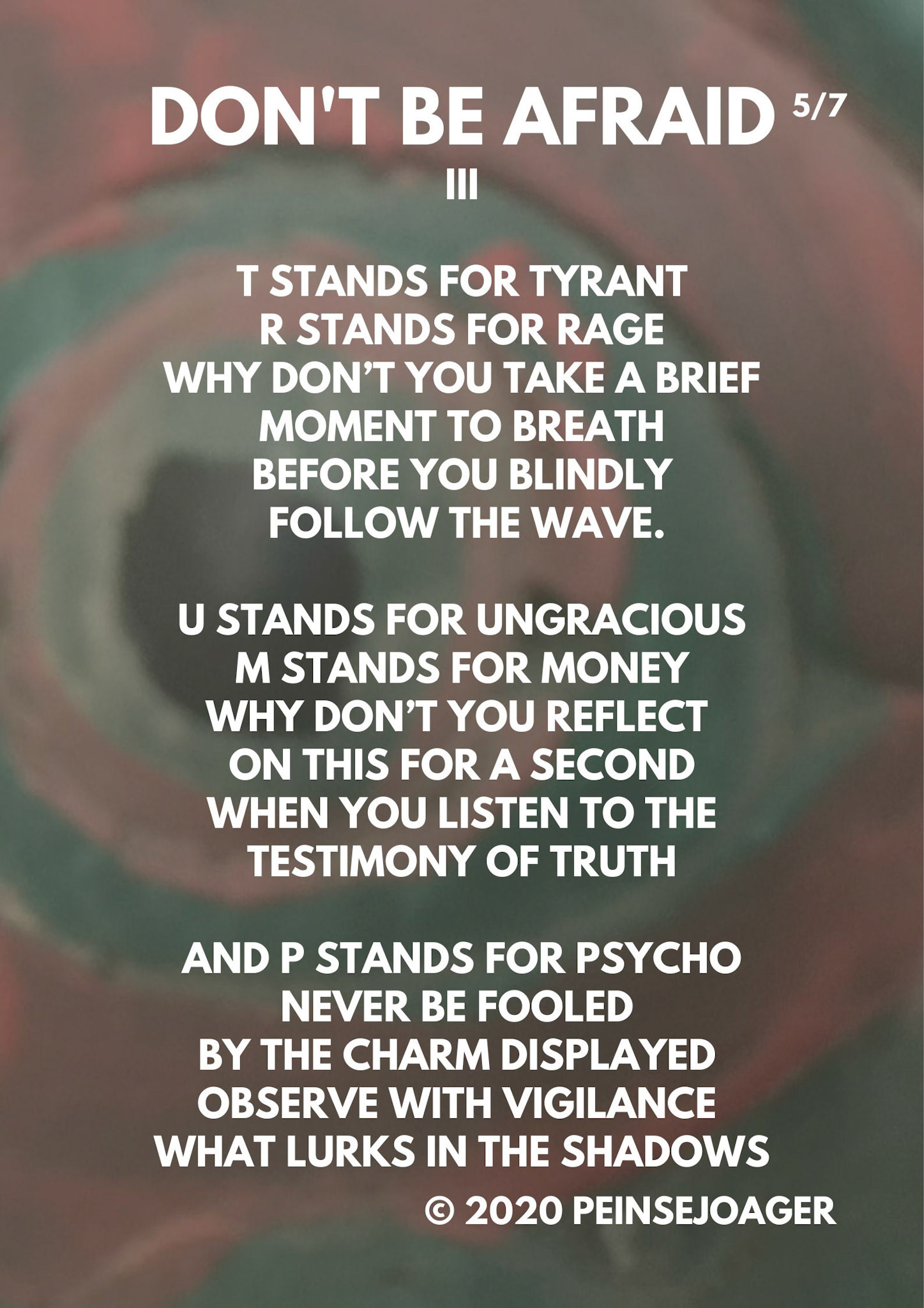 Don't be afraid! - 5