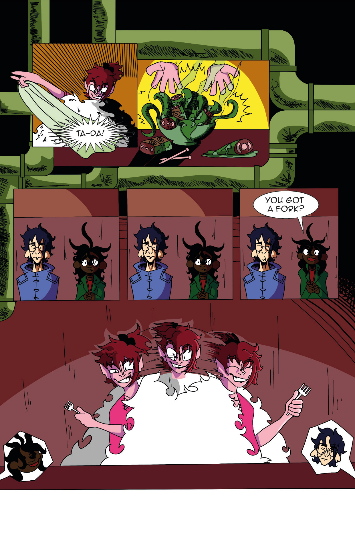 Excerpt from "LOST FOLK The Lunch Kraken"