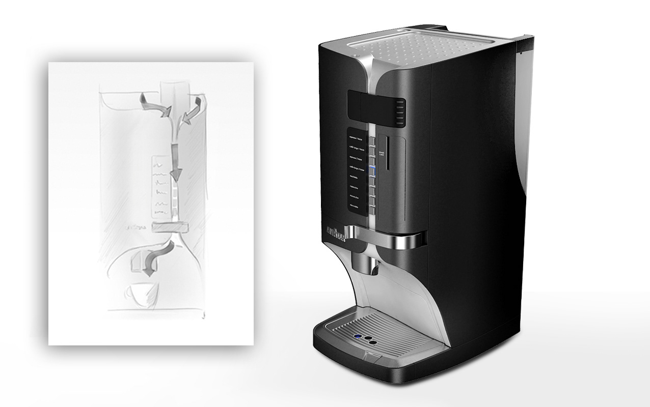 Lavazza EP2500+ espresso point con pistone modificato