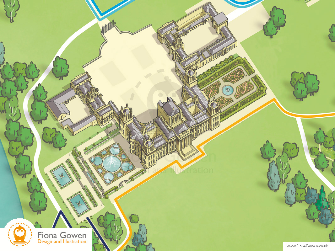 Blenheim Palace Interactive Google Map Skin